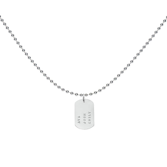 Peel Pendant on Thick Ball Chain