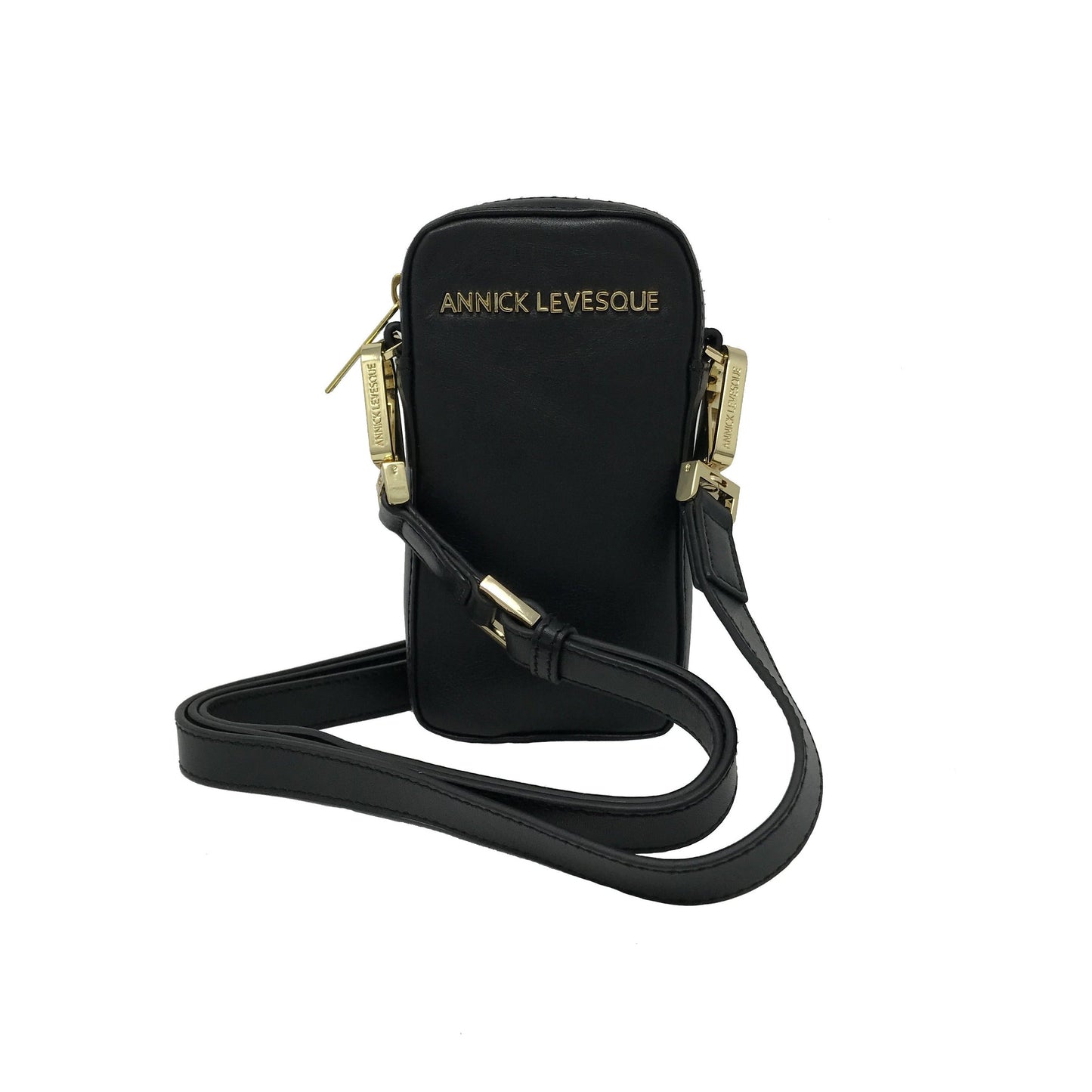 Petit Sac à bandoulière en Cuir Noir | Marie-Pierre