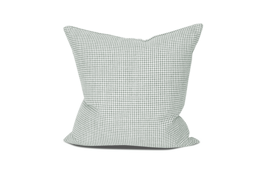 Pewter Houndstooth Cushion Cover