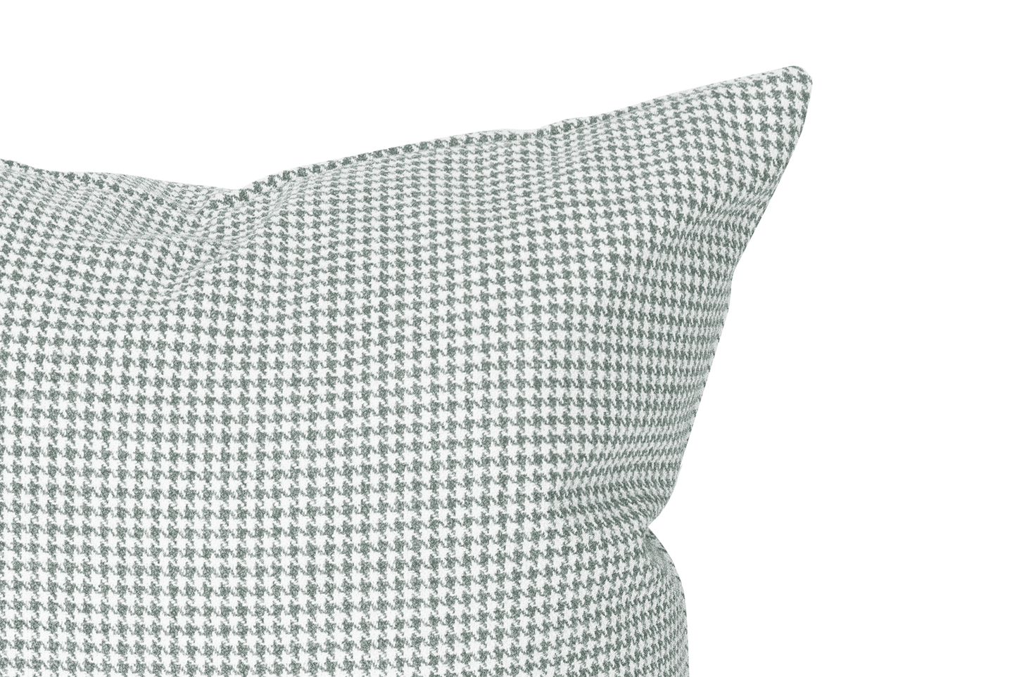 Pewter Houndstooth Cushion Cover