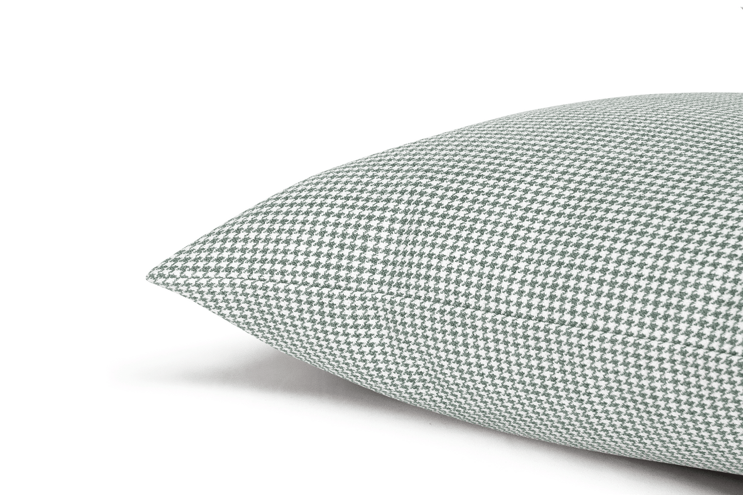 Pewter Houndstooth Cushion Cover