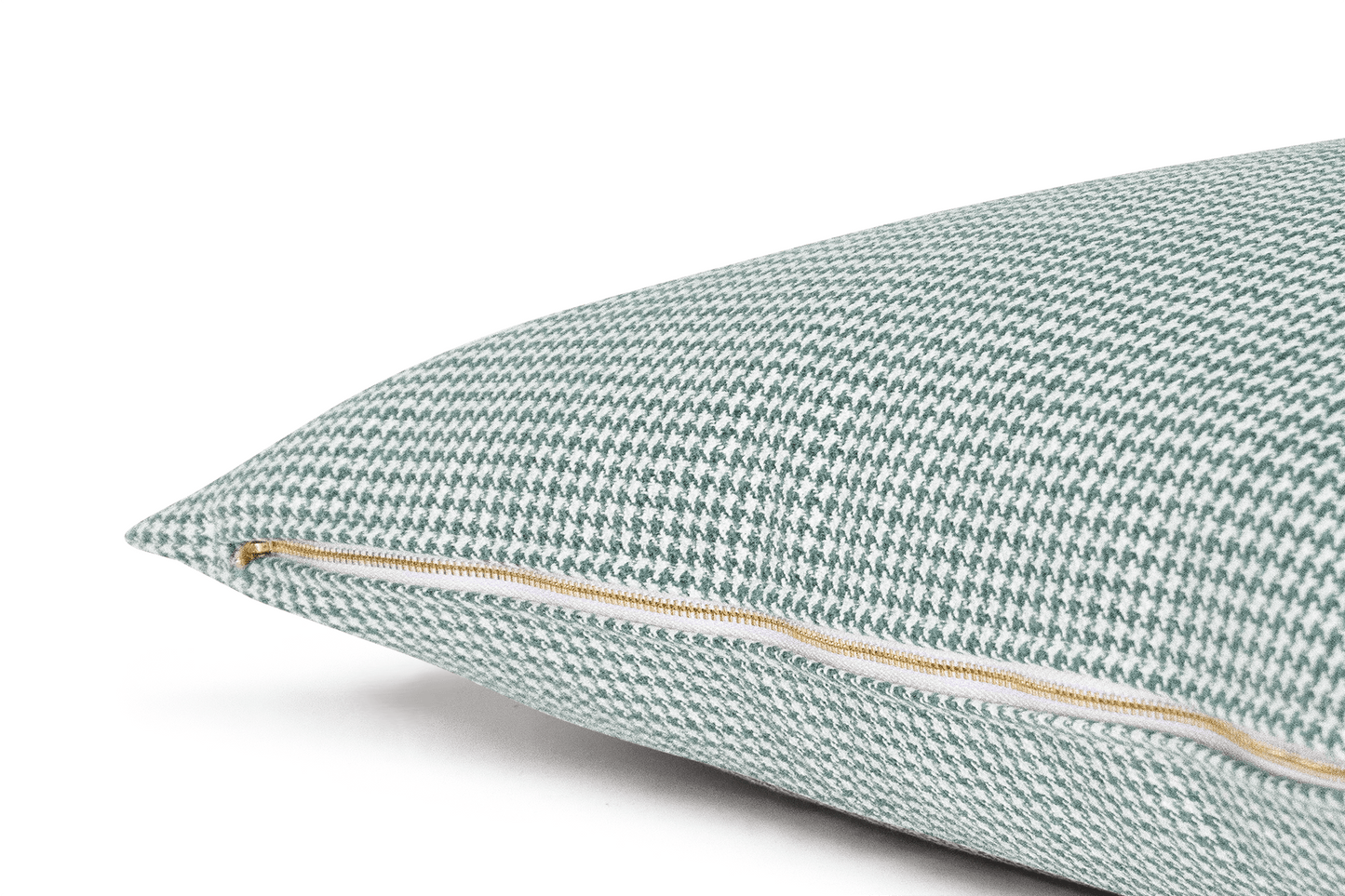 Pewter Houndstooth Cushion Cover