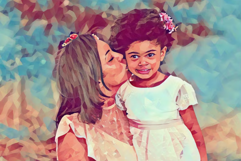 Photo into a painting