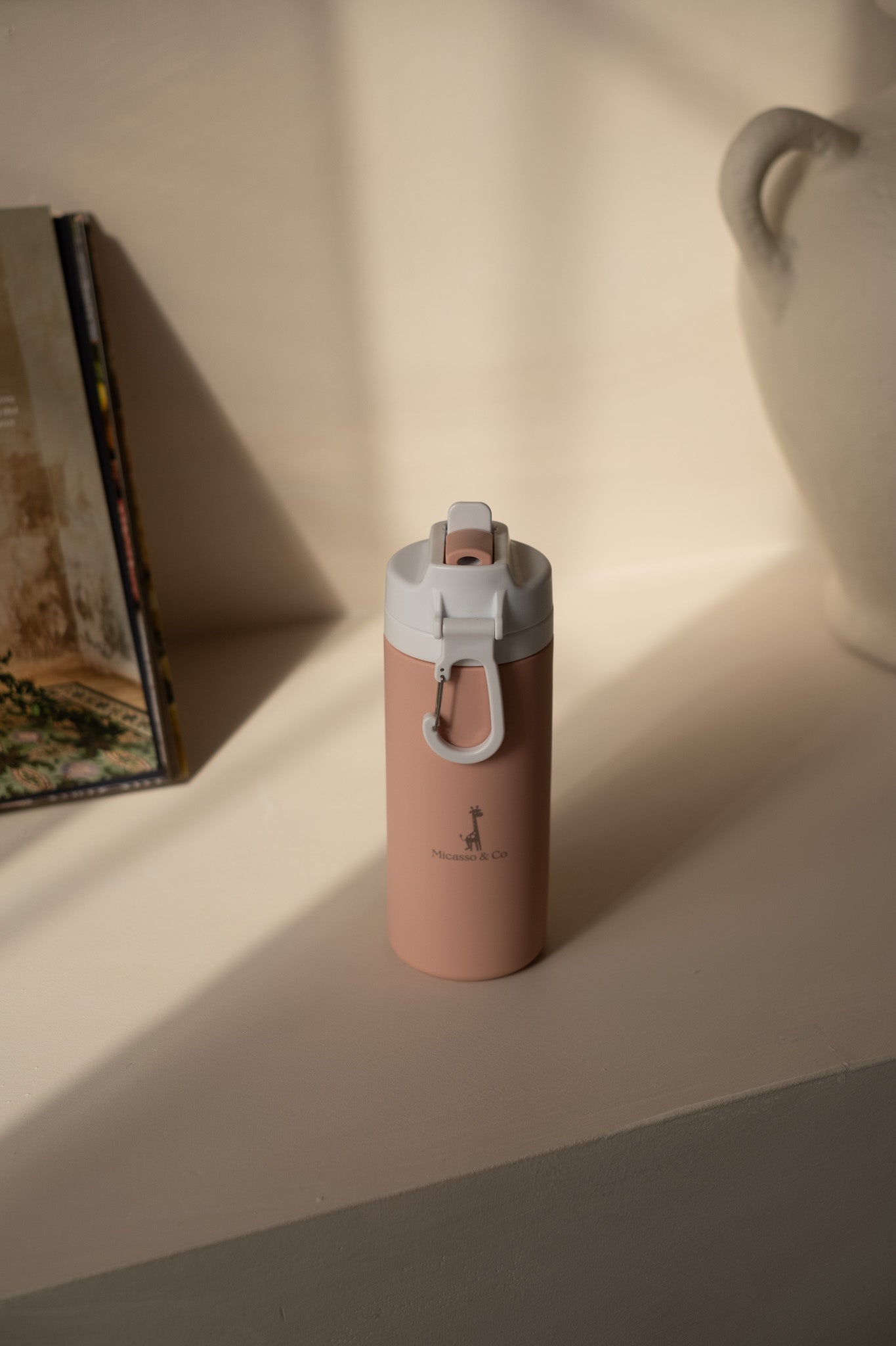 Bouteille d'eau en silicone format 450 ml