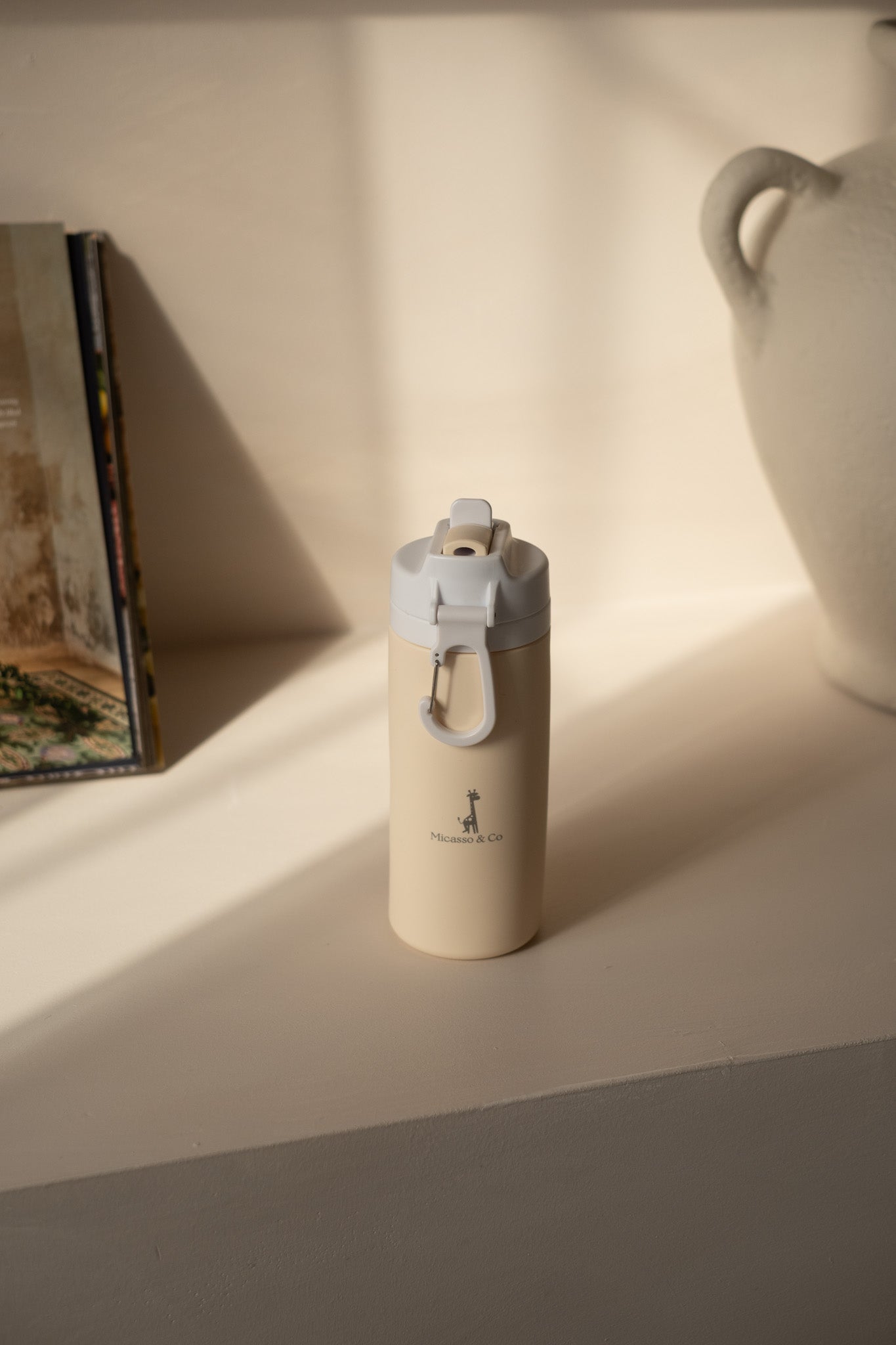 Bouteille d'eau en silicone format 450 ml