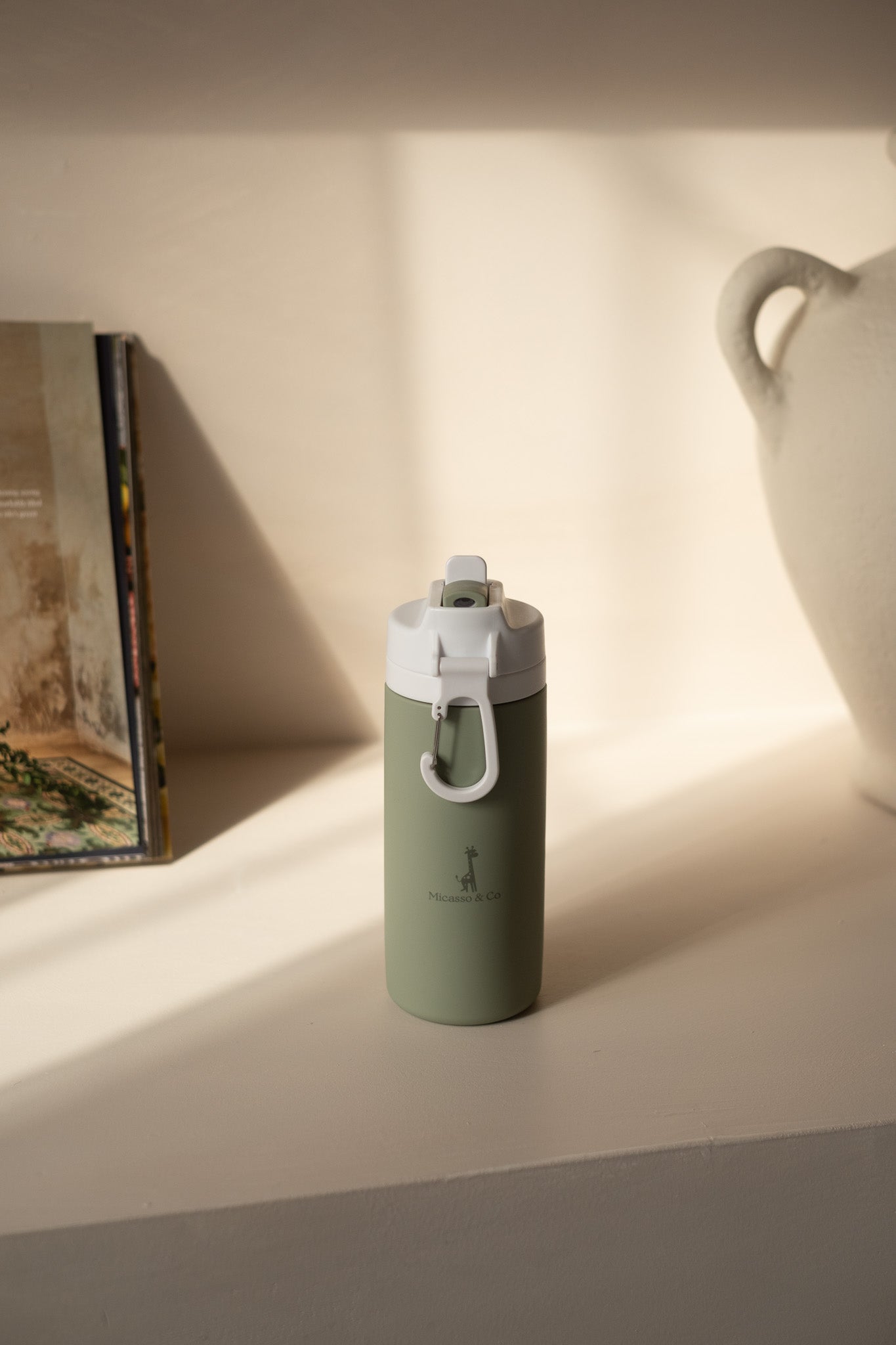 Bouteille d'eau en silicone format 450 ml