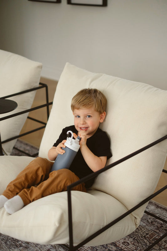 Bouteille d'eau en silicone format 450 ml