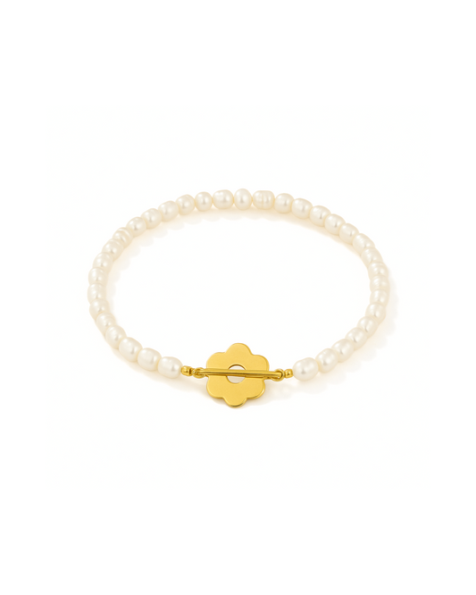 Daisy Pearl Bracelet