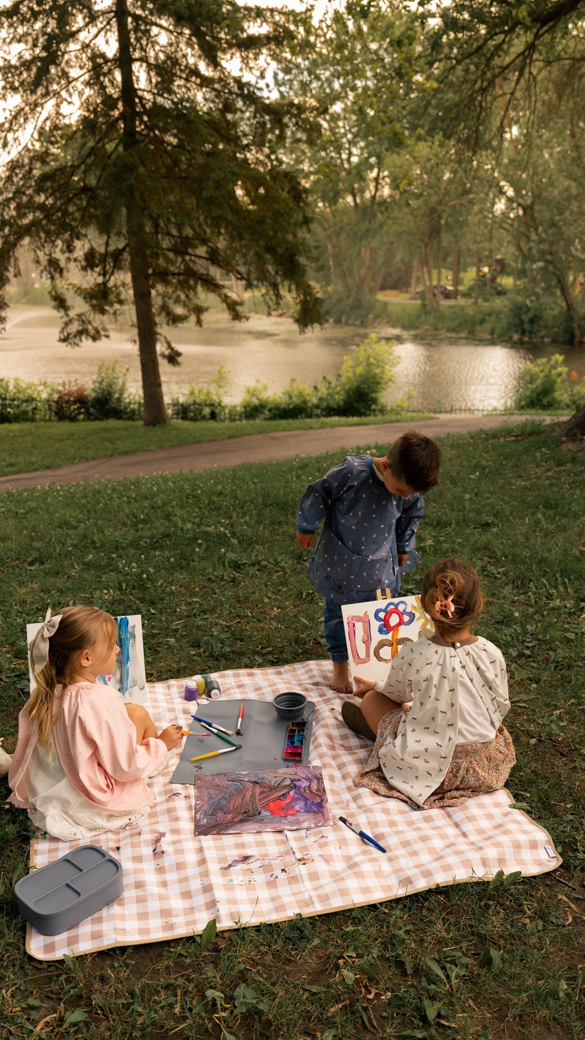 Tablier d’artiste imperméable pour enfants