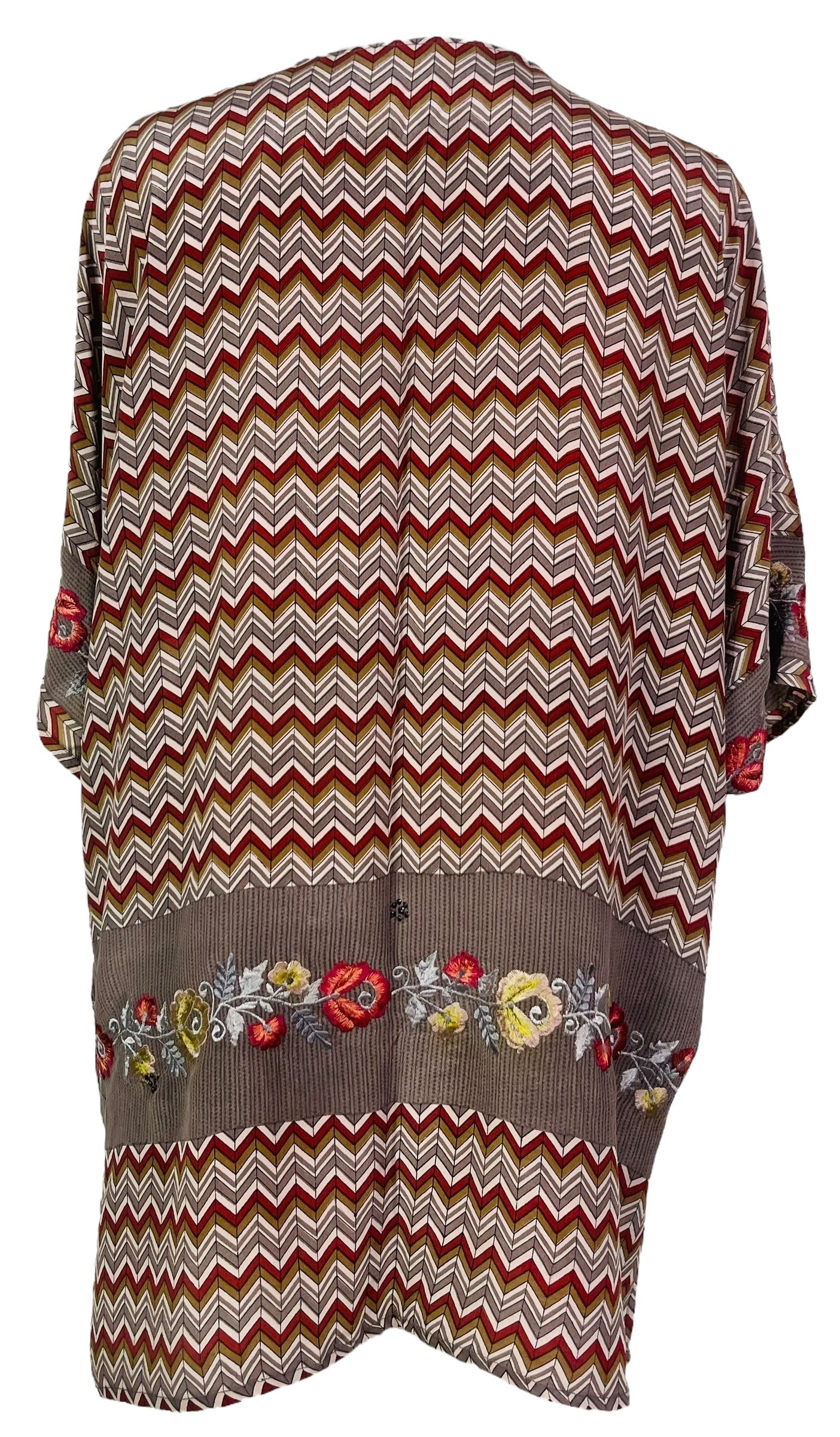 PRC7508 Avatar Pure Silk Kimono-Sleeved Jacket with Belt