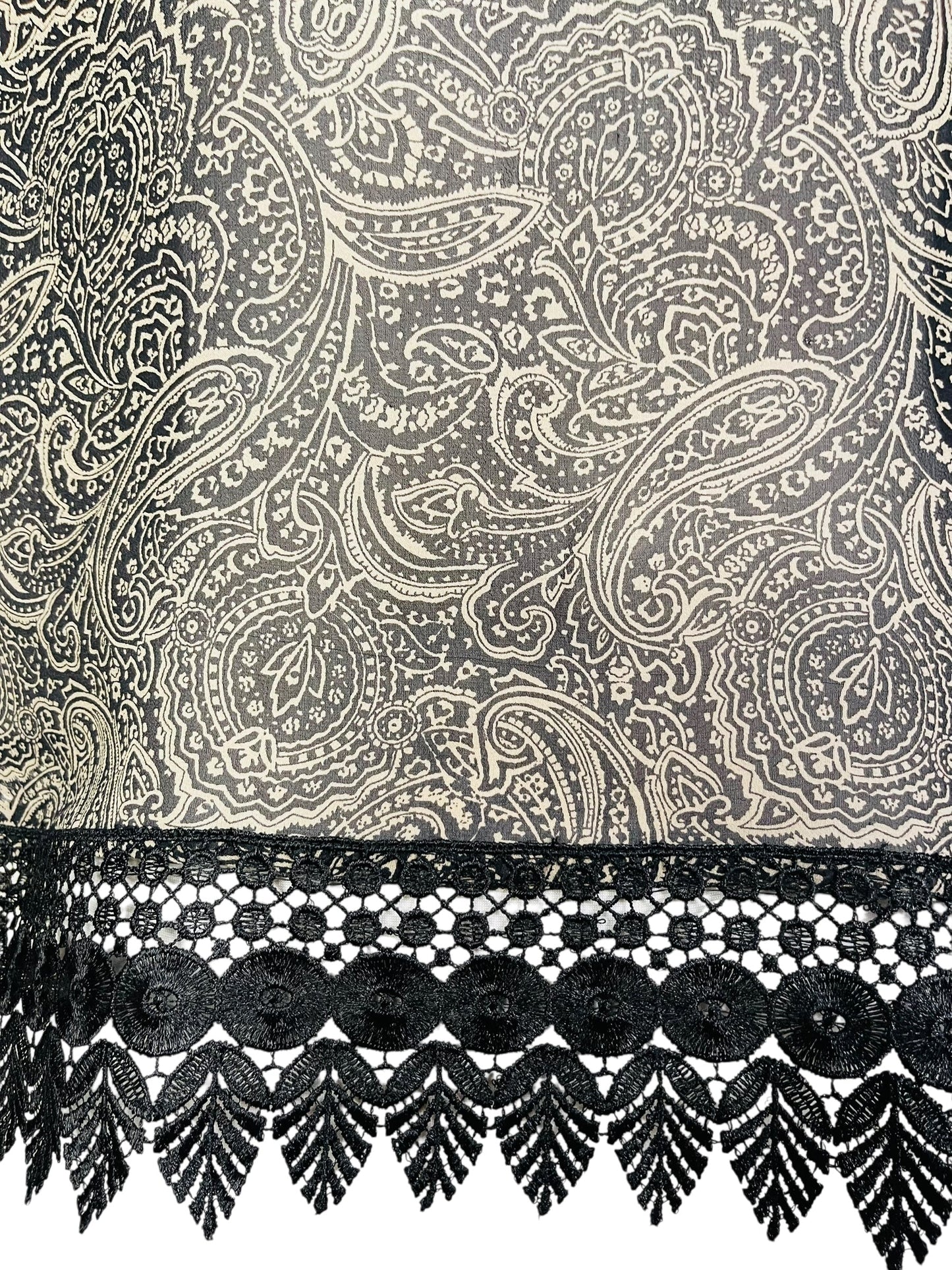 PRG7532 Sheer Avatar Pure Silk Side Slit Top