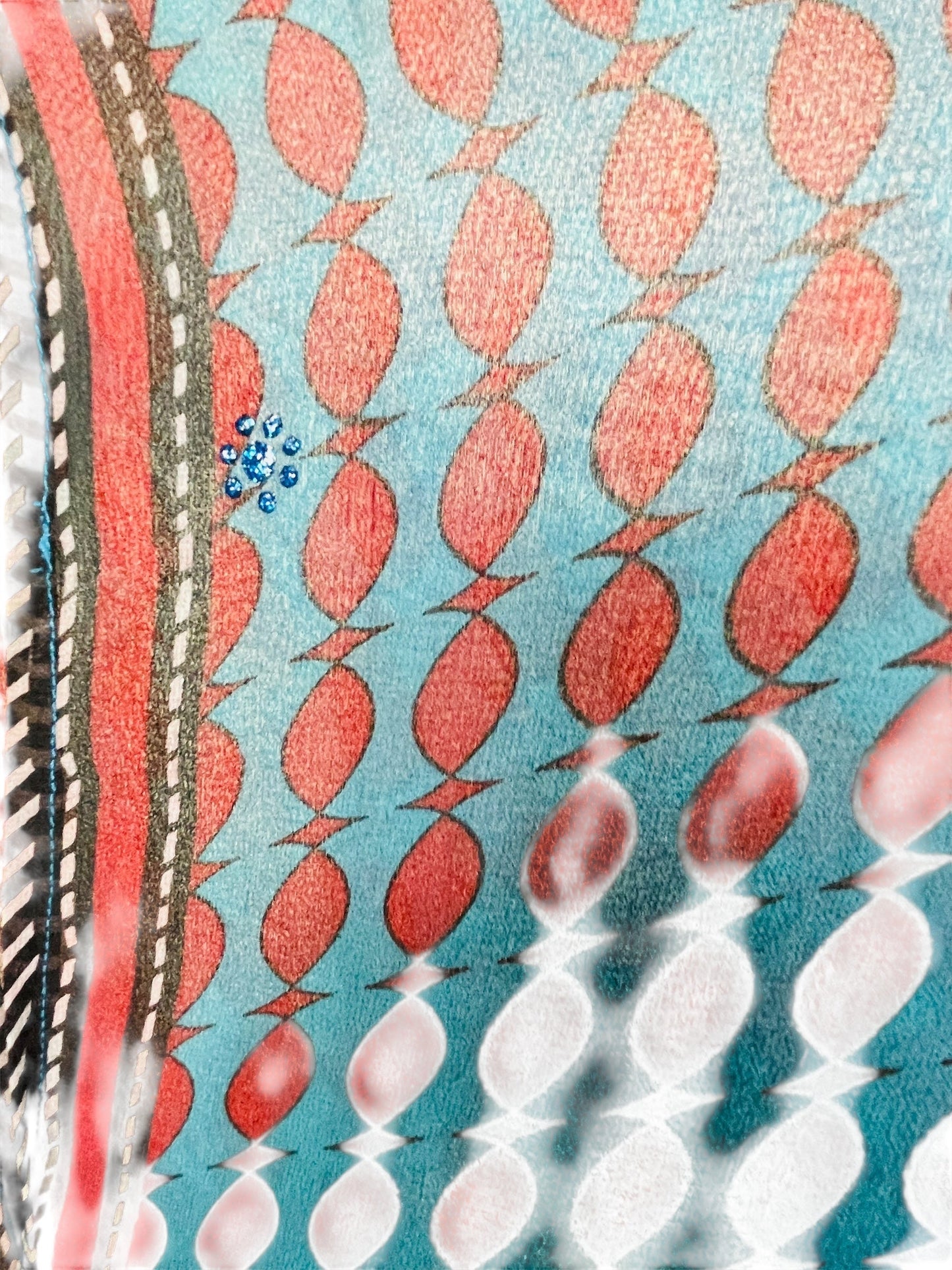 PRG7494 Sheer Avatar Pure Silk Kimono-Sleeved Jacket with Belt