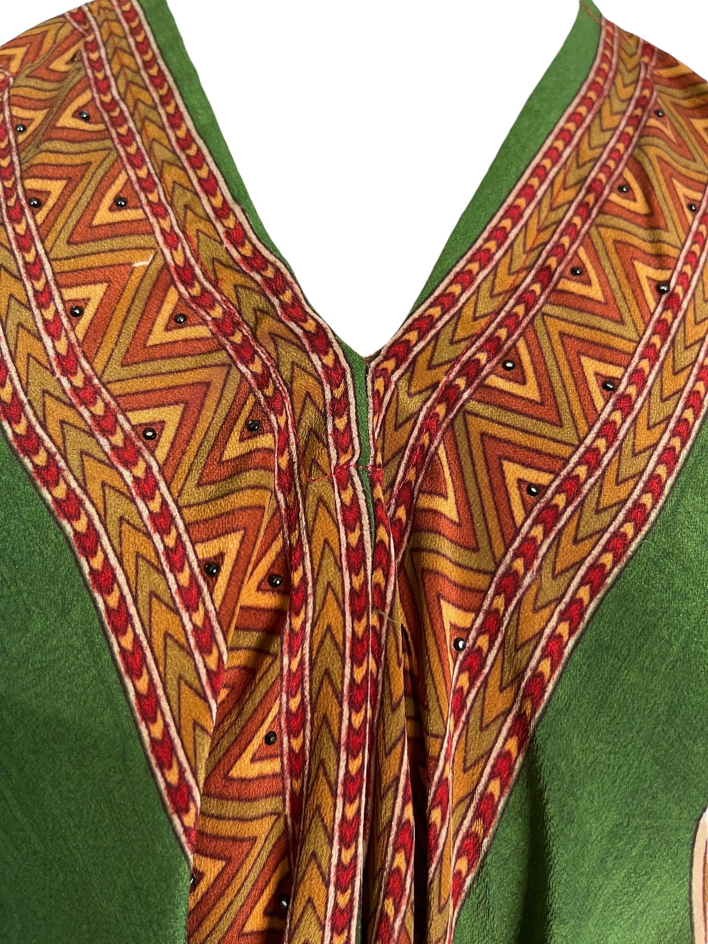 PRC7232 Avatar Pure Silk Maxi Dress with Belt