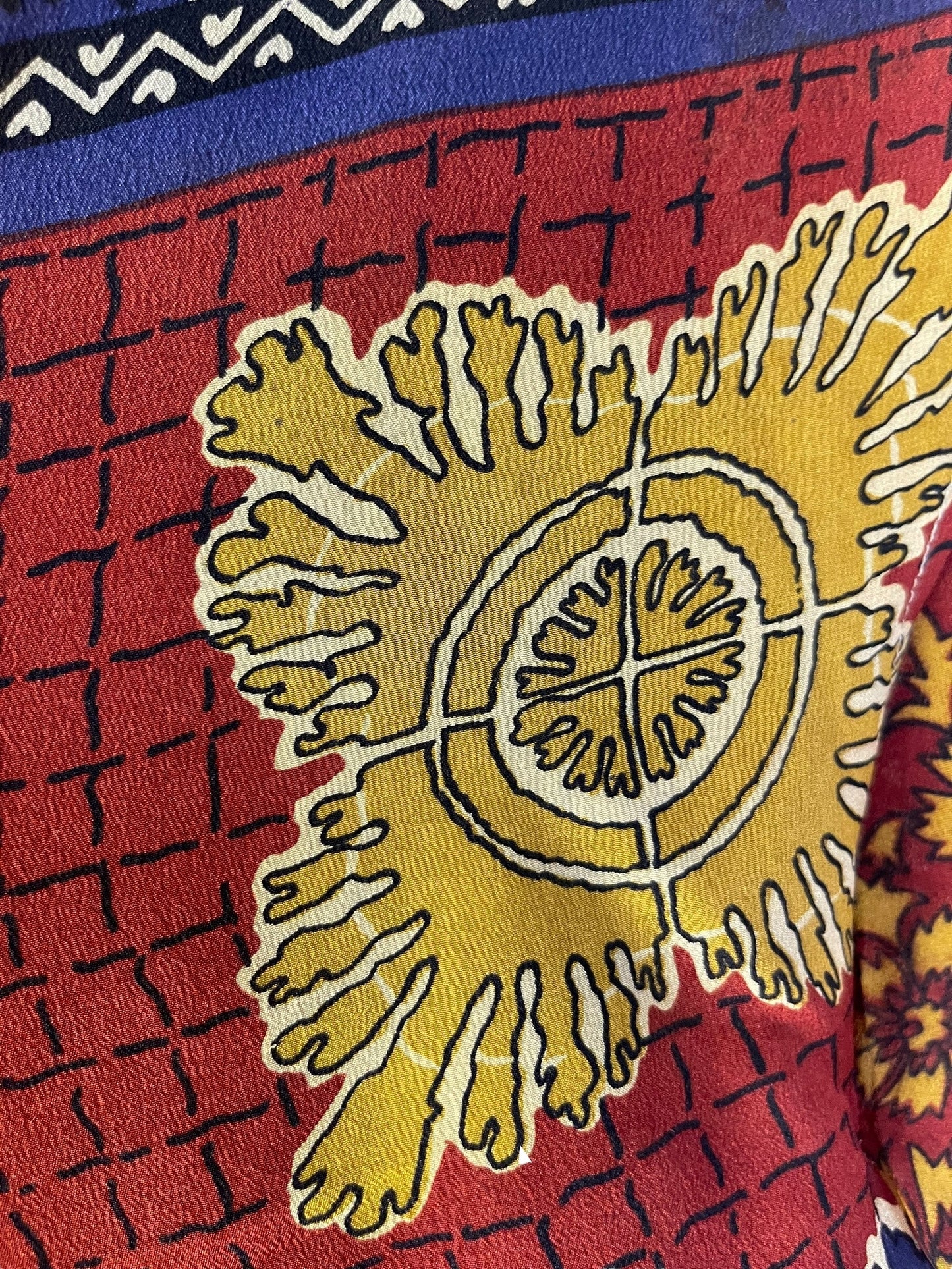 PRC7028 Avatar Pure Silk Waterfall Top