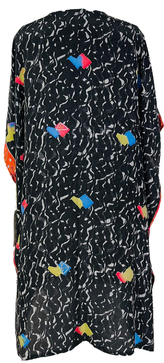 PRC7470 Avatar Pure Silk Midi Length Kaftan