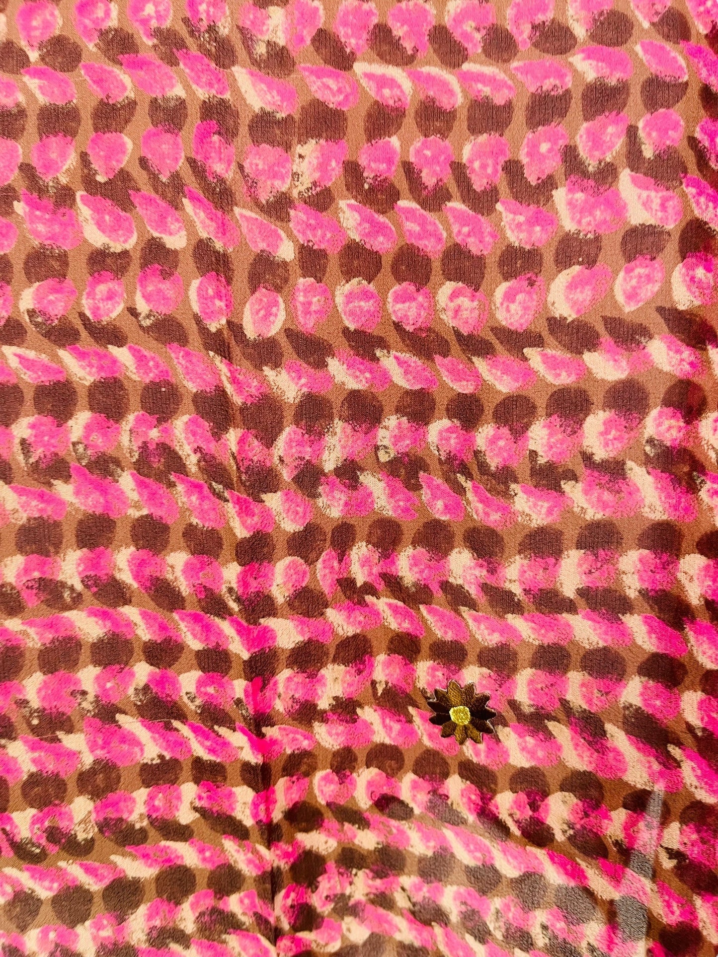 PRG7484 Sheer Avatar Pure Silk Short Kaftan Tunic with Slits