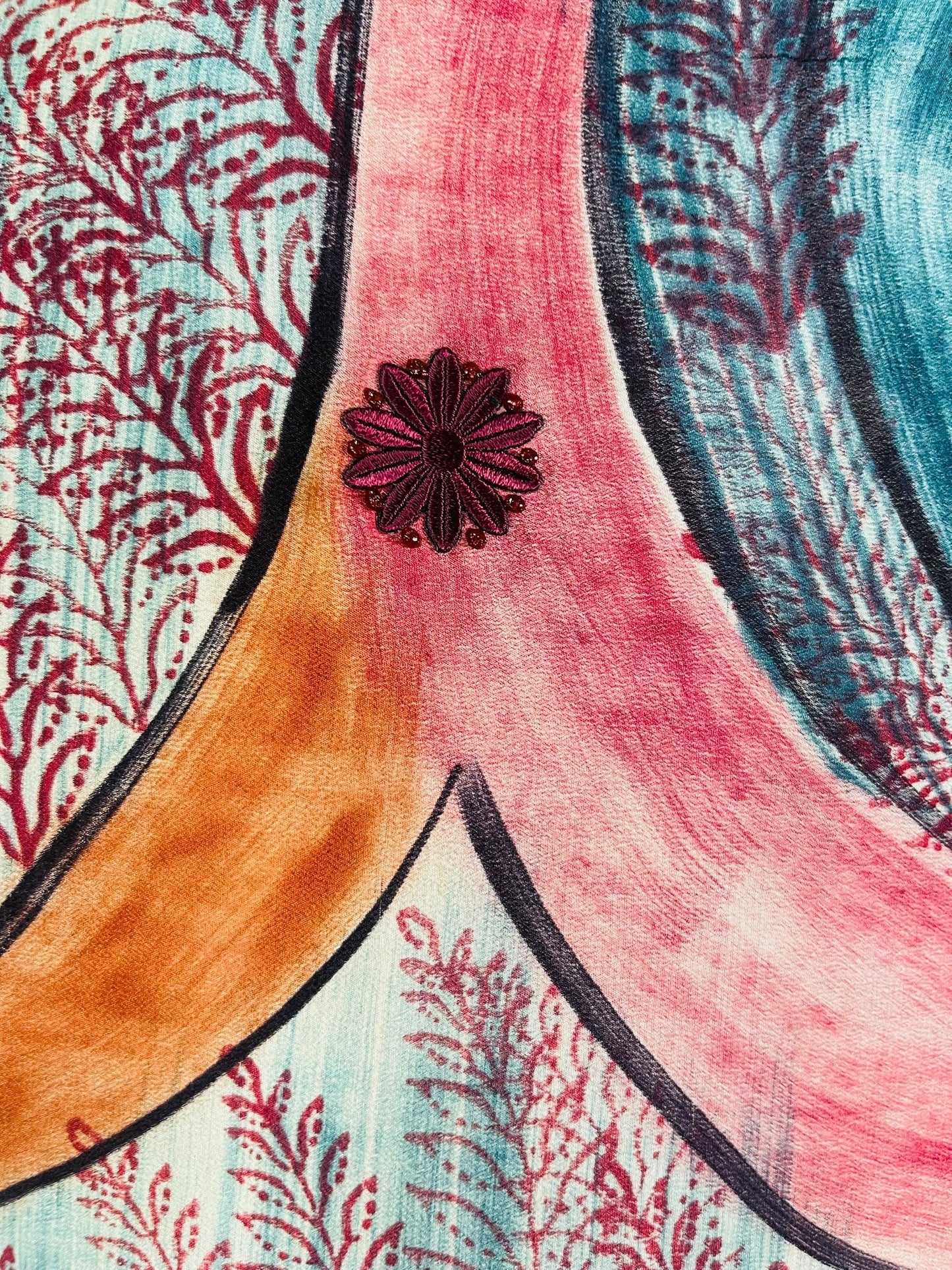 PRC7312 Avatar Pure Silk Shrug