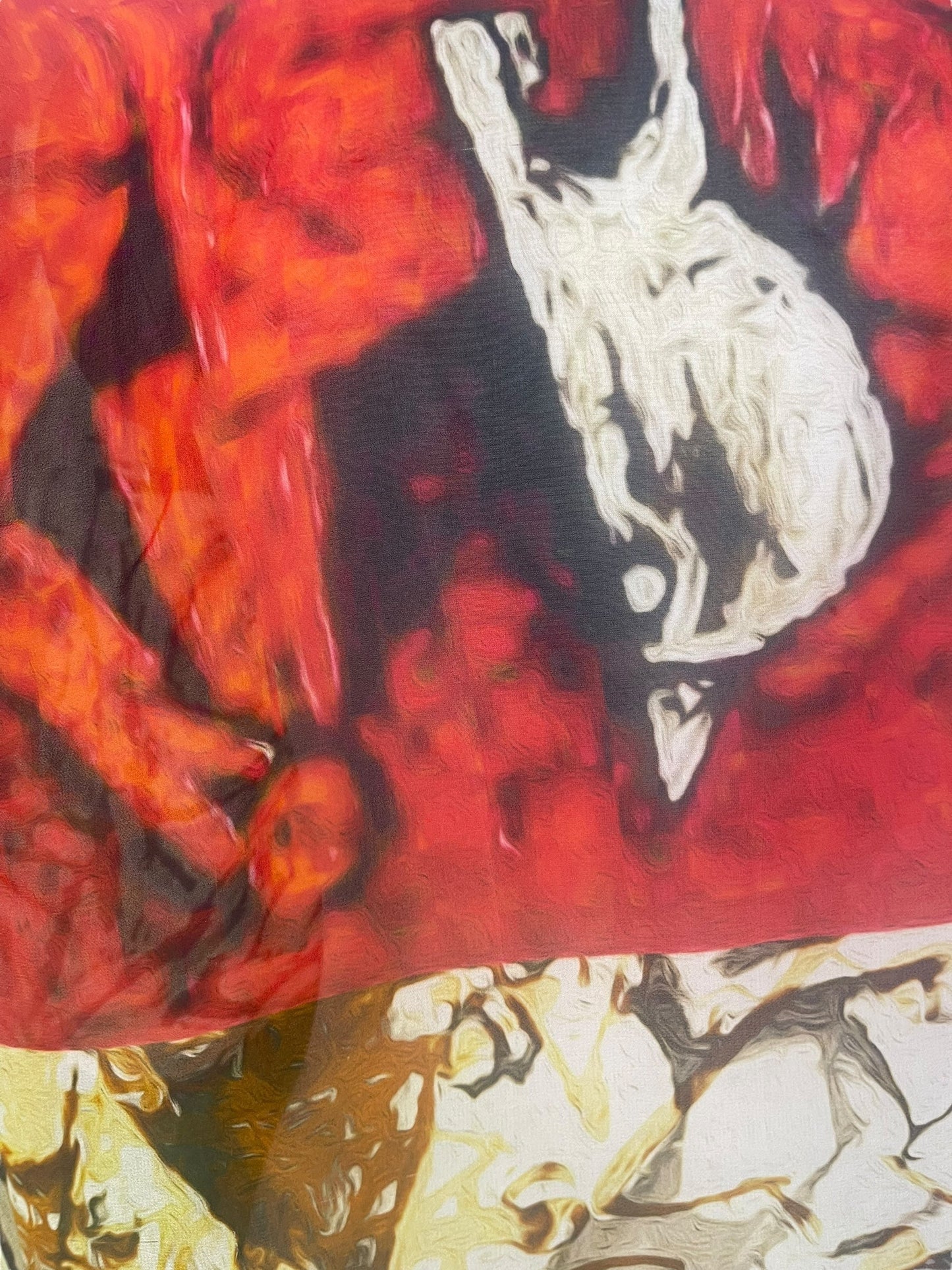 PRG6900 Sheer Avatar Pure Silk Boxy Top