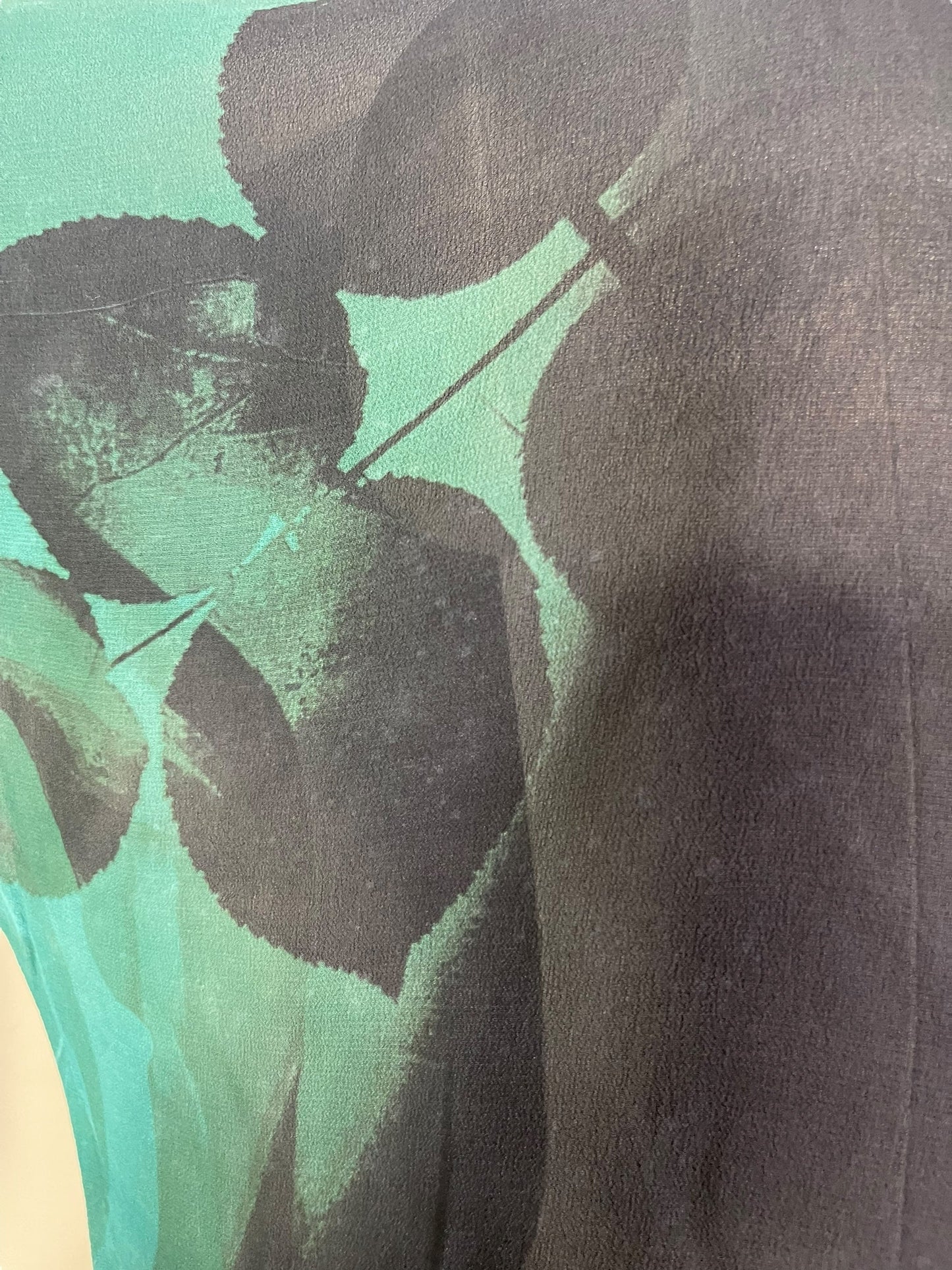 PRG6622 Sheer Avatar Pure Silk Side Slit Top