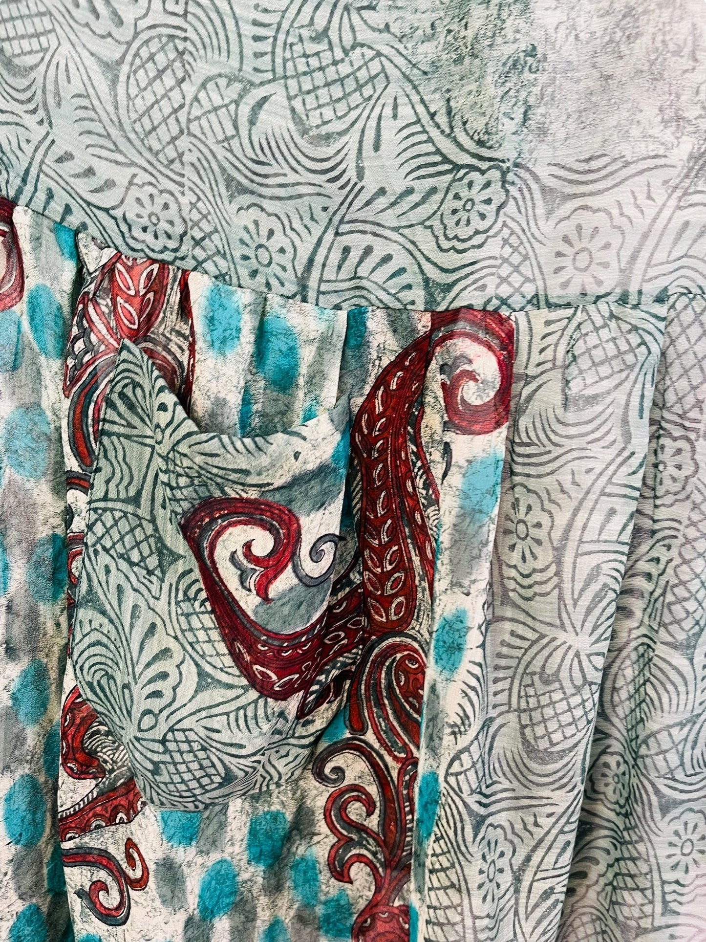 PRG7428 Sheer Avatar Pure Silk Boxy Babydoll Dress