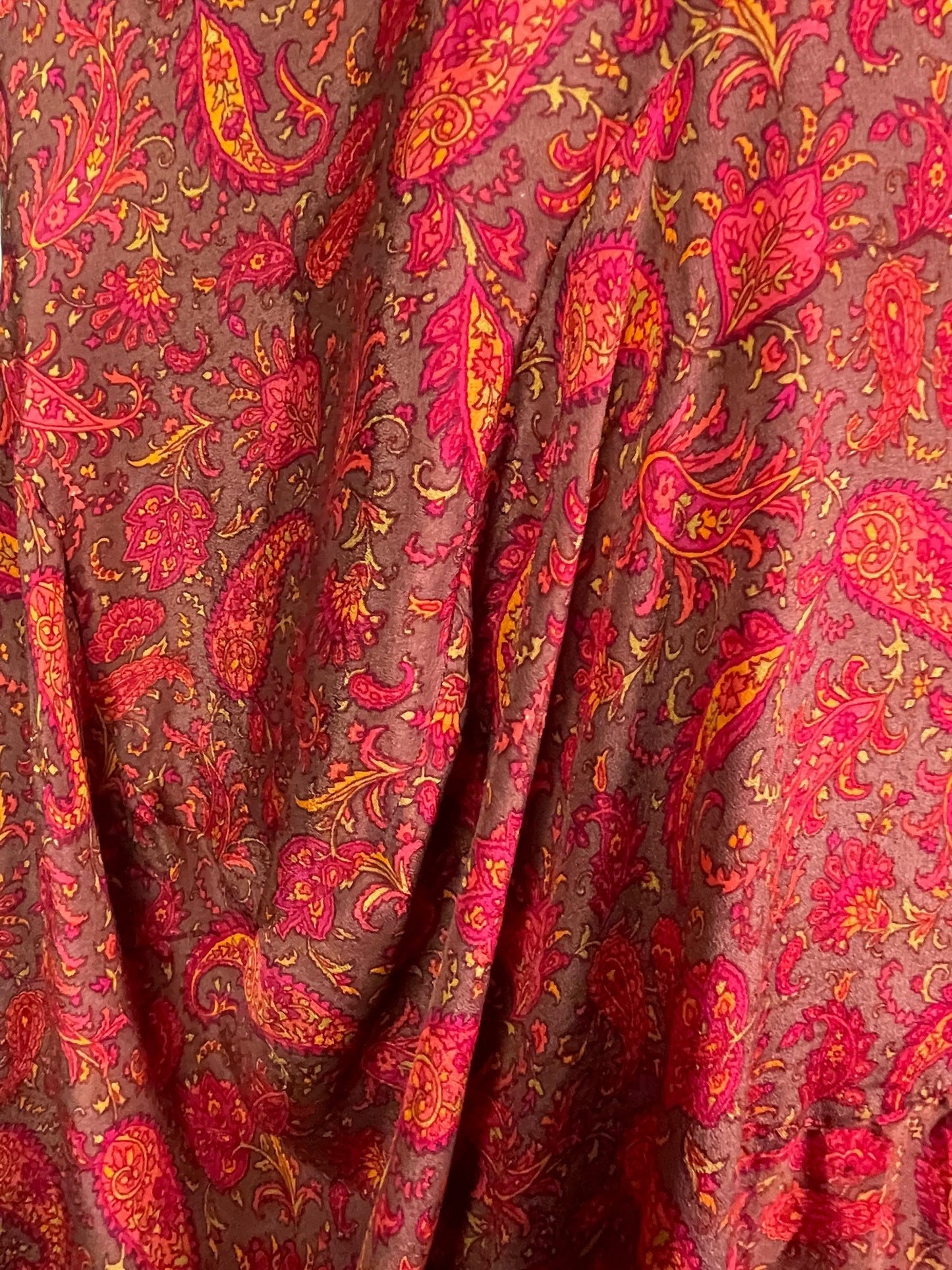 PRC7809 Avatar Pure Silk Sculptural Long Tunic Dress