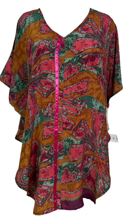 PRC7016 Avatar Pure Silk Waterfall Top