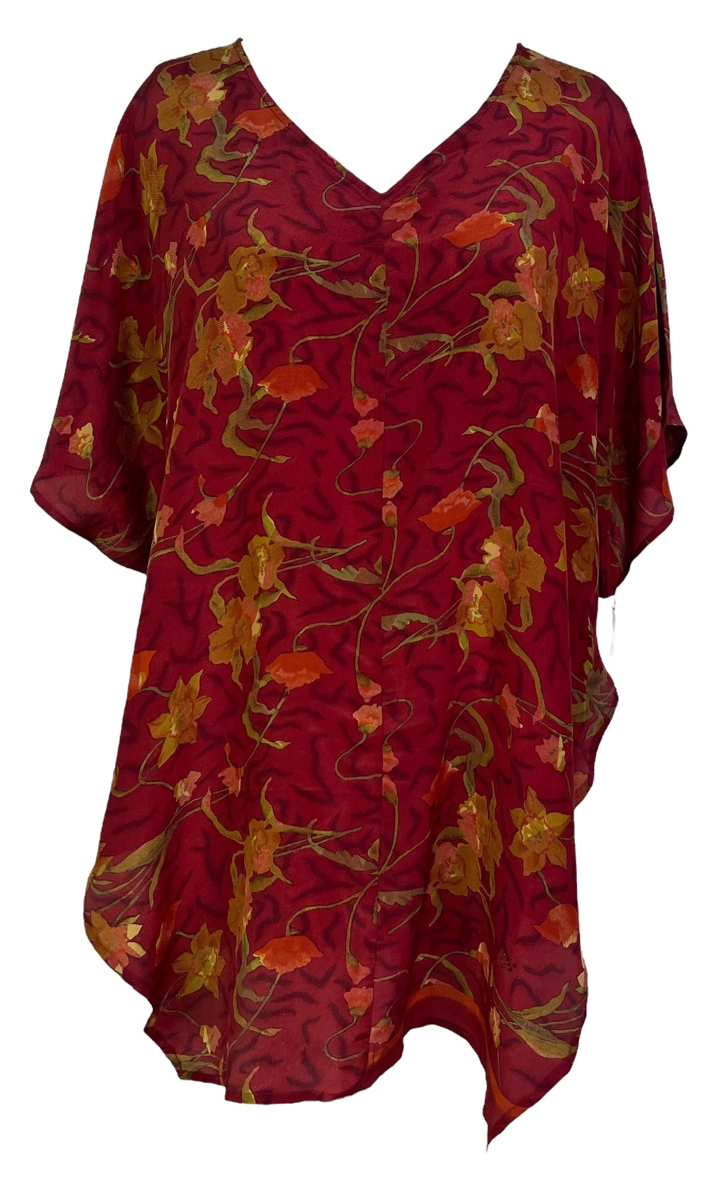 PRC7007 Avatar Pure Silk Waterfall Top