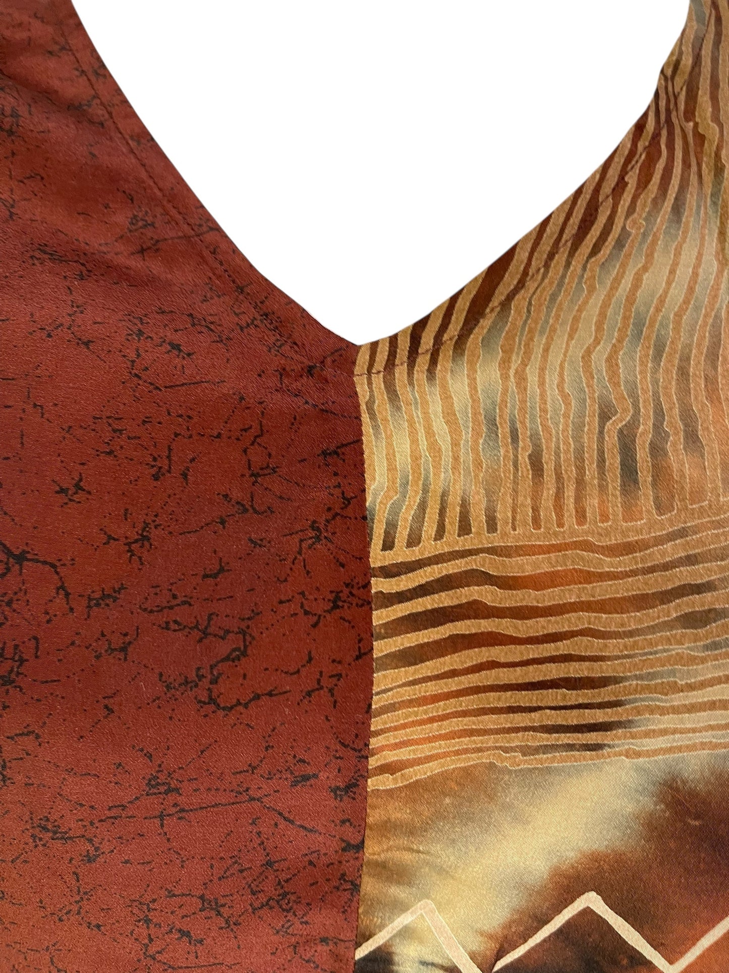 PRC6864 Avatar Pure Silk Waterfall Top