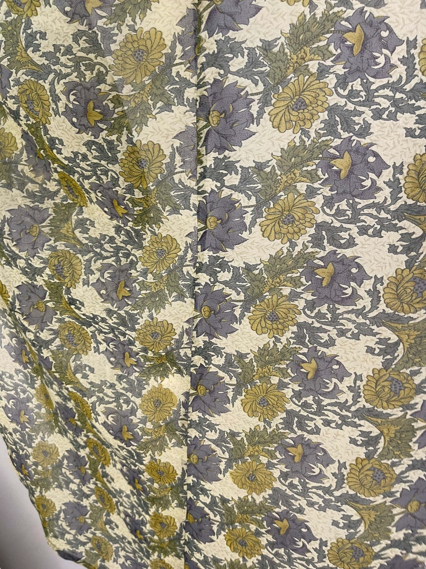 PRG6853 Sheer Avatar Pure Silk Waterfall Top