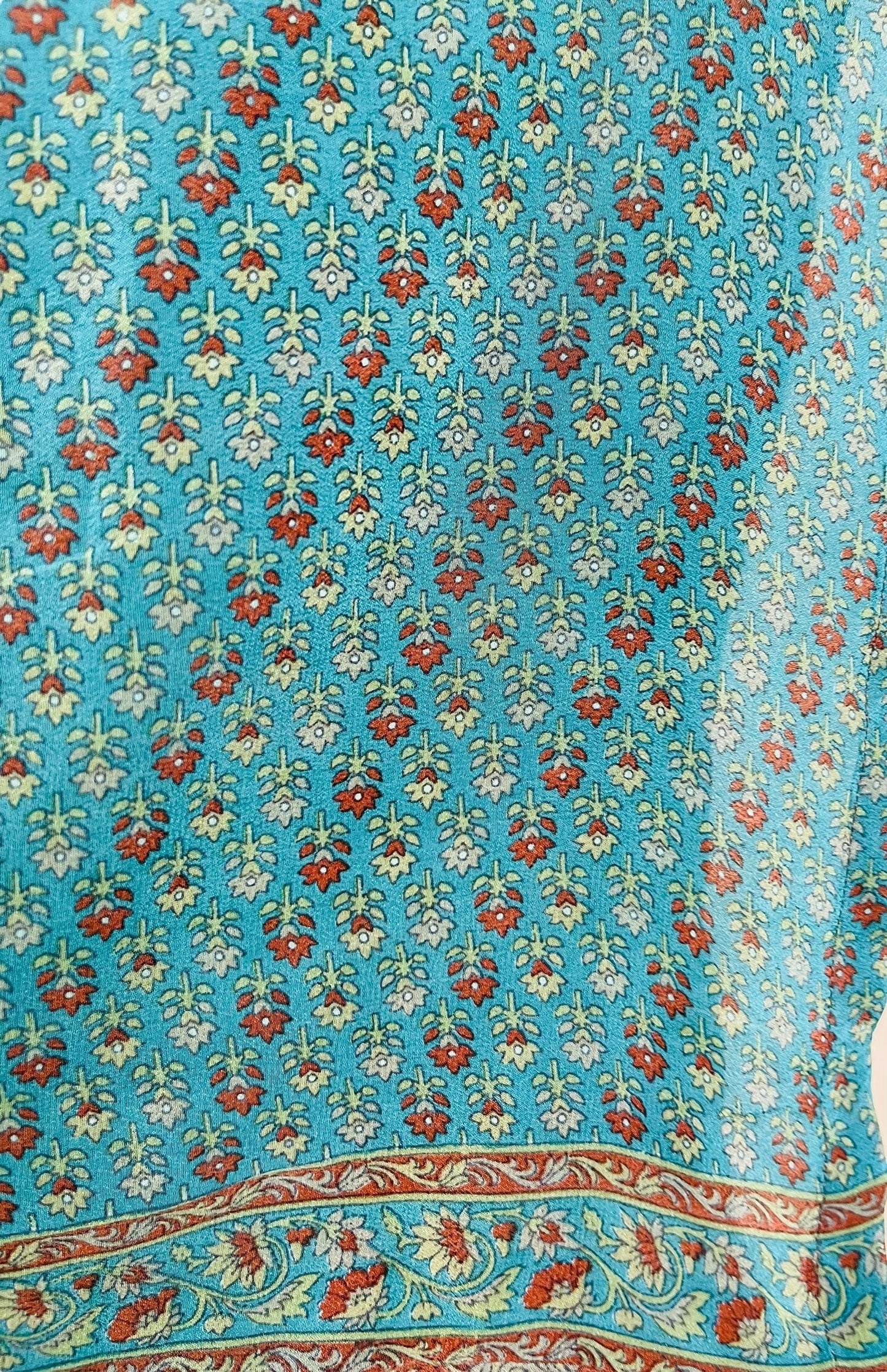 PRC7297 Avatar Pure Silk Kimono-Sleeved Top