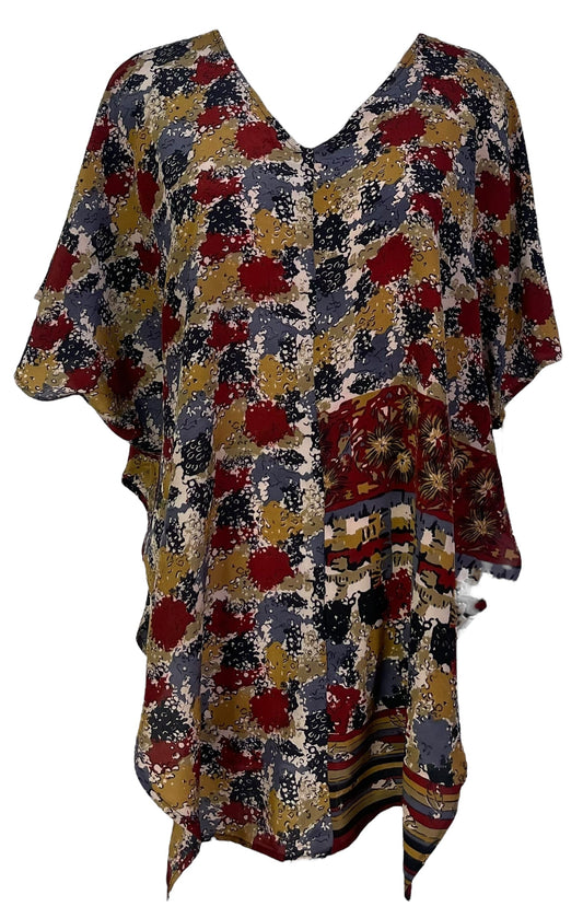PRC7003 Avatar Pure Silk Waterfall Top