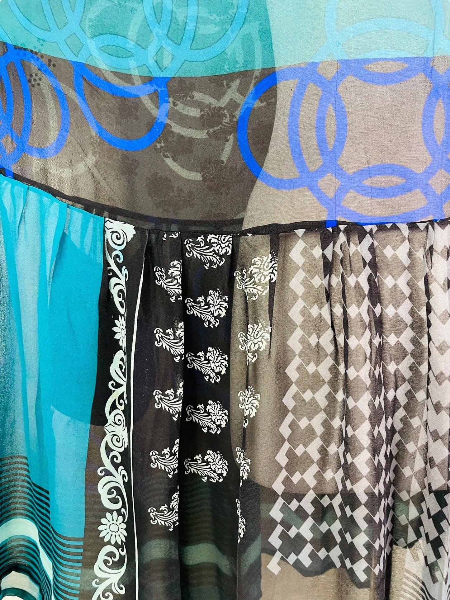 PRG7430 Sheer Avatar Pure Silk Boxy Babydoll Dress