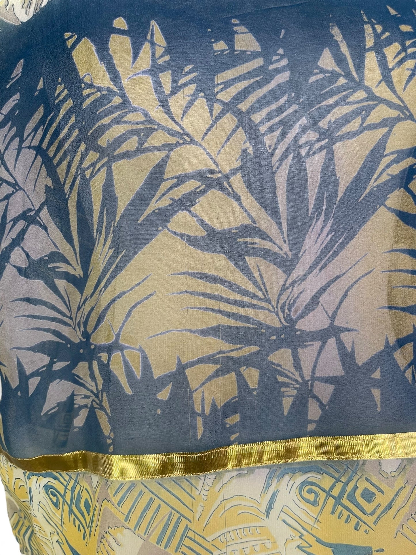 PRG5512 Sheer Avatar Pure Silk Boxy Top