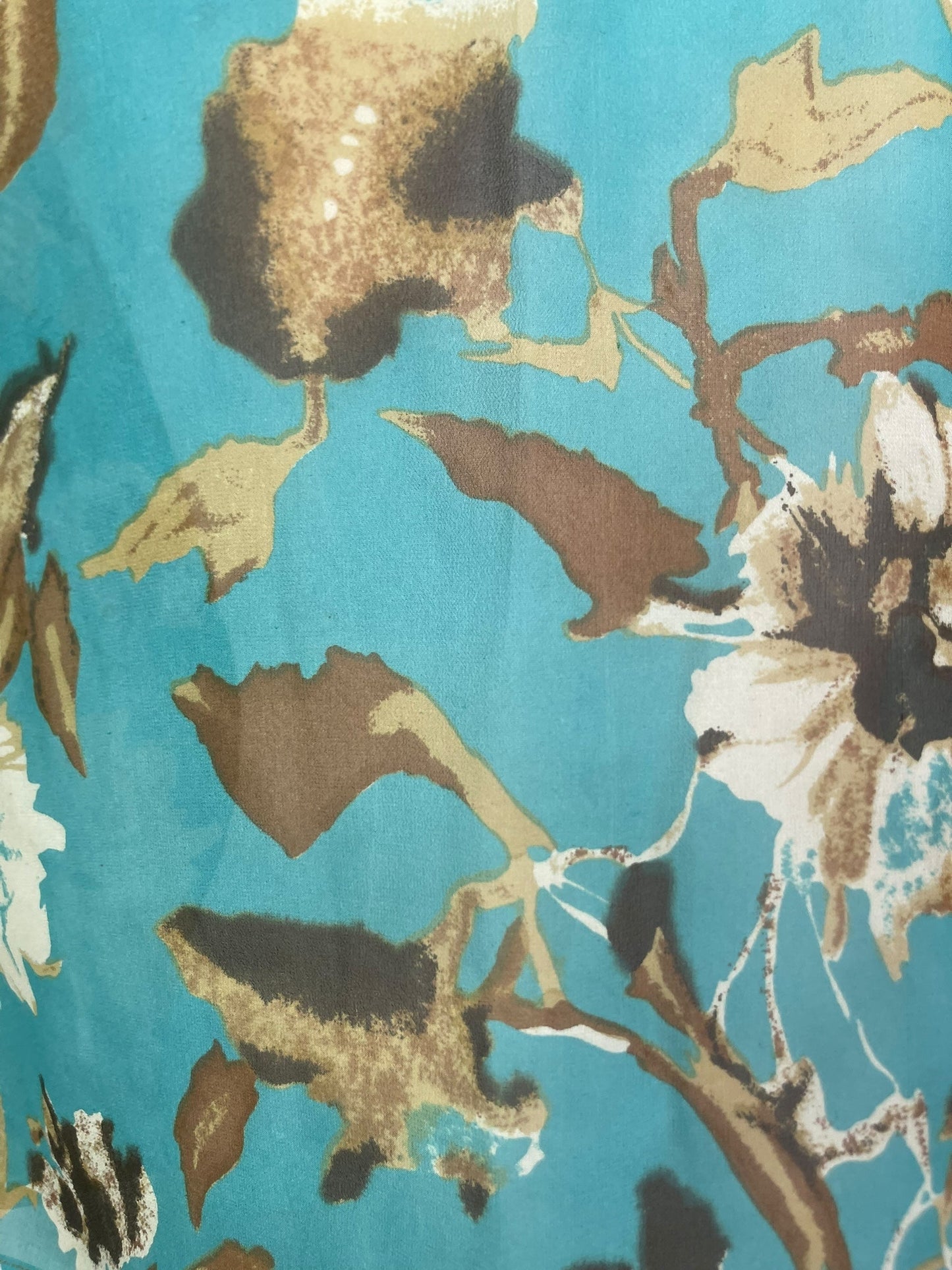 PRG7058 Sheer Avatar Pure Silk Side Slit Top