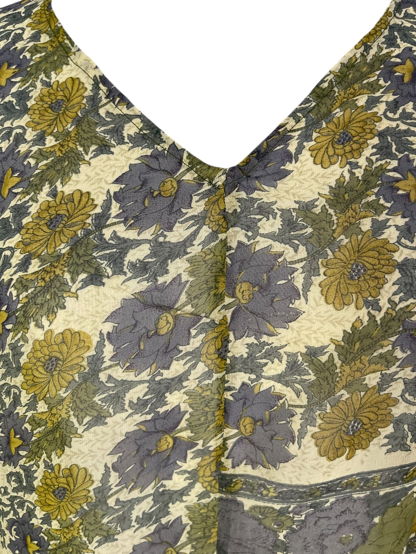 PRG6853 Sheer Avatar Pure Silk Waterfall Top