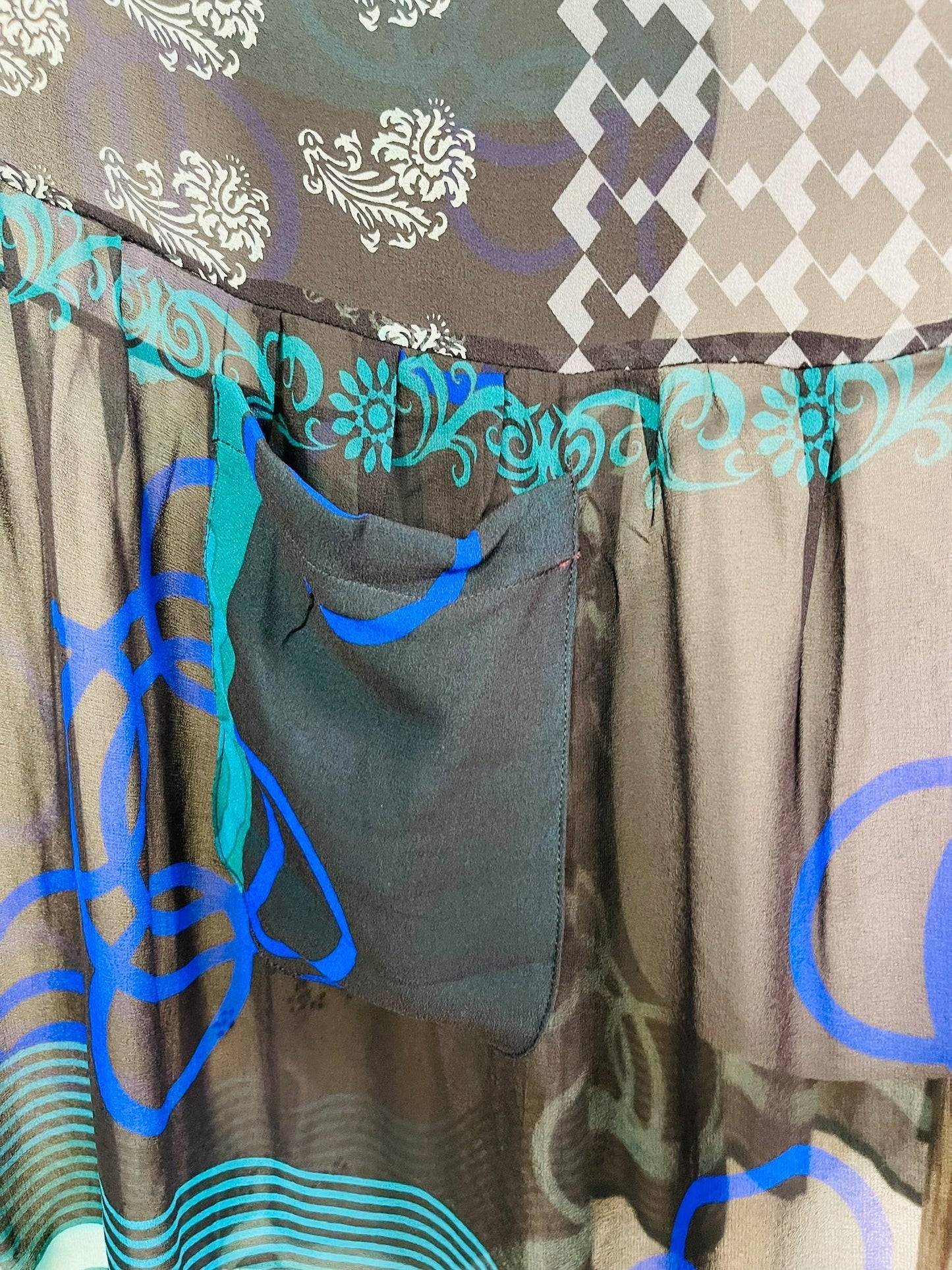 PRG7430 Sheer Avatar Pure Silk Boxy Babydoll Dress