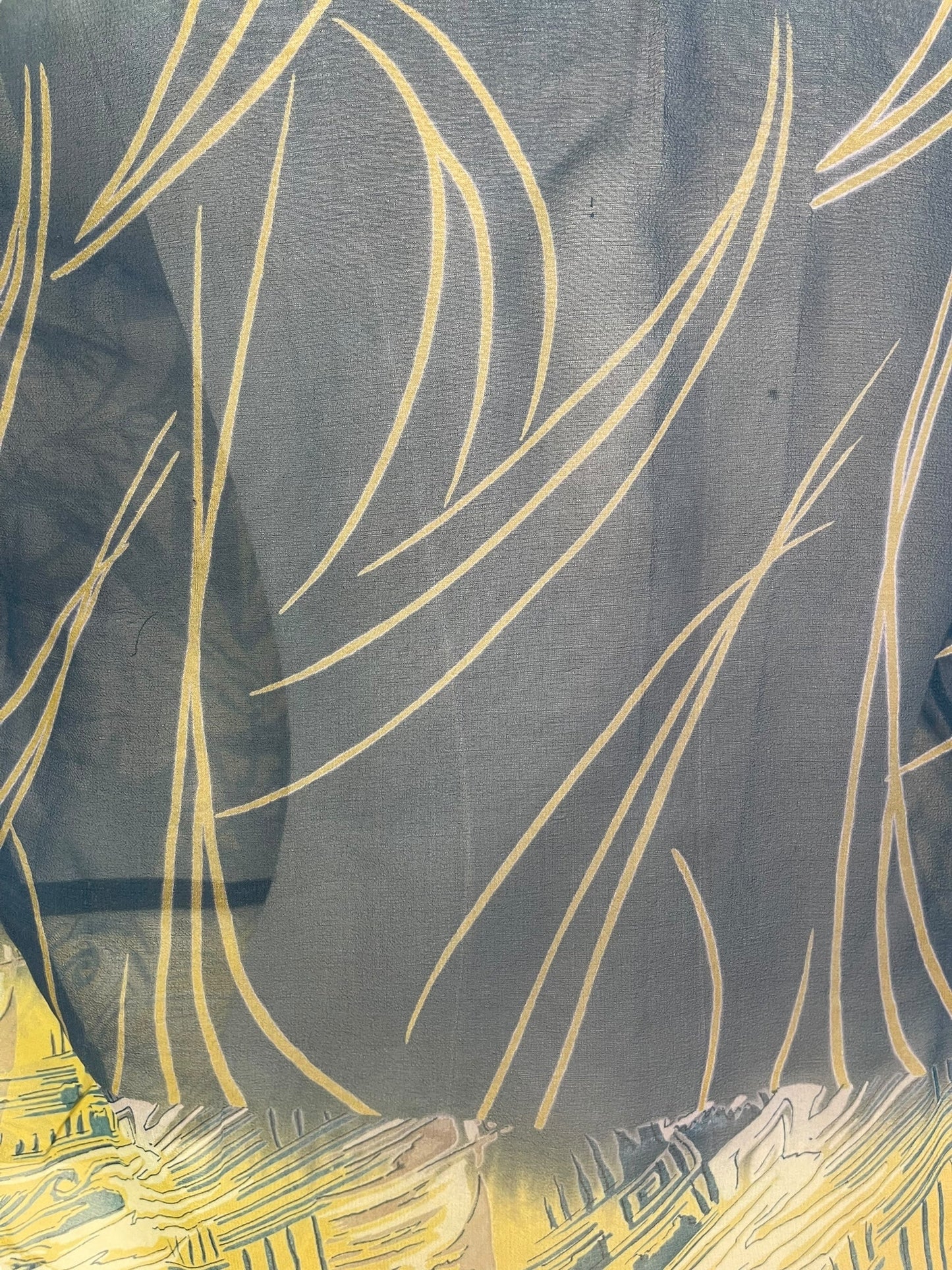 PRG5512 Sheer Avatar Pure Silk Boxy Top