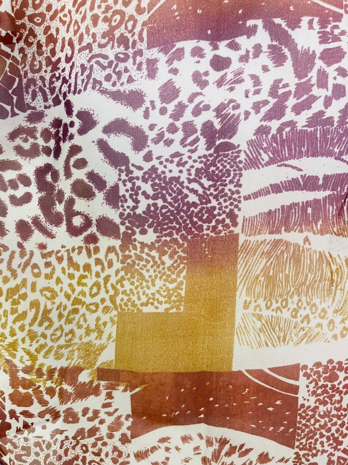 PRG7048 Sheer Avatar Pure Silk Side Slit Top