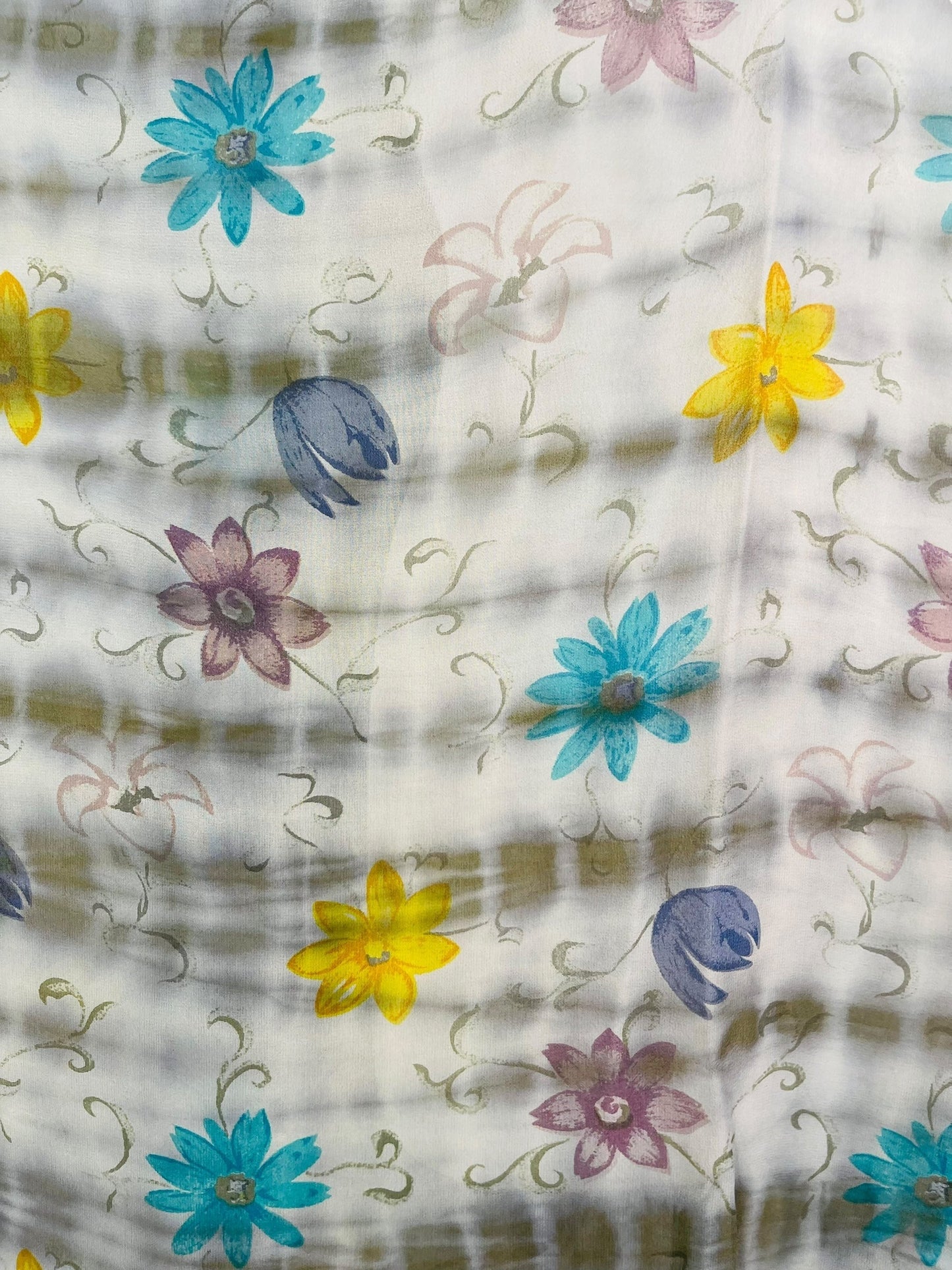 PRG6804 Sheer Avatar Pure Silk Midi Length Kaftan