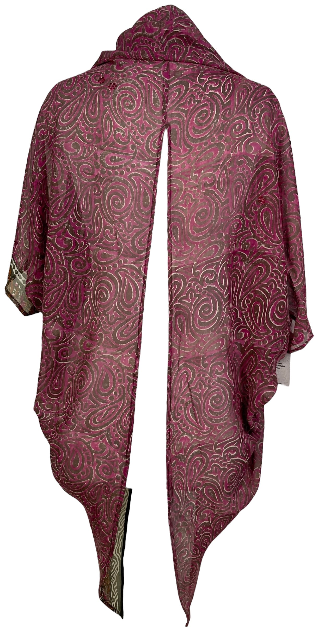 PRG7089 Sheer Avatar Pure Silk Cardigan
