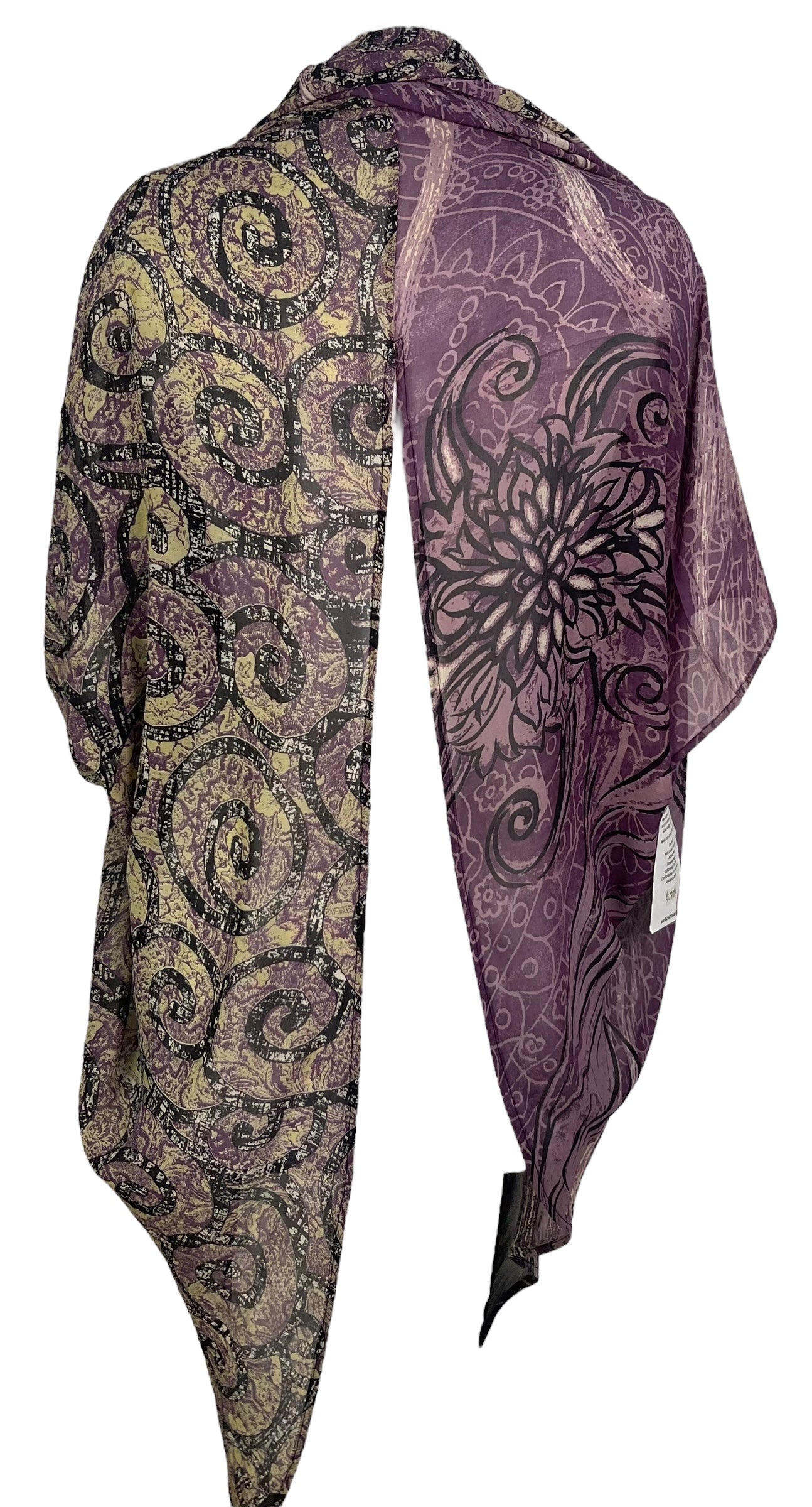 PRG7094 Sheer Avatar Pure Silk Cardigan