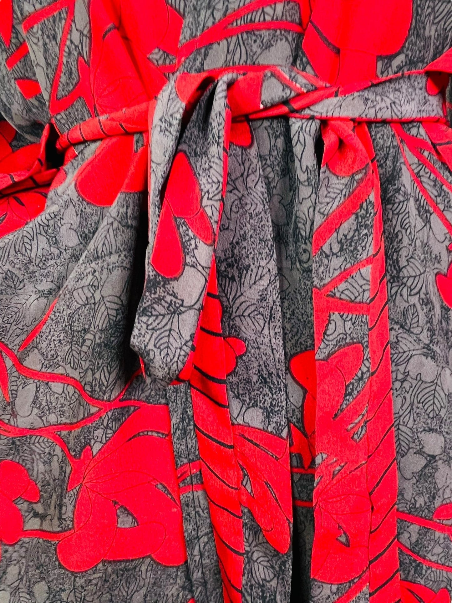 PRC7513B Avatar Pure Silk Kimono-Sleeved Jacket with Belt