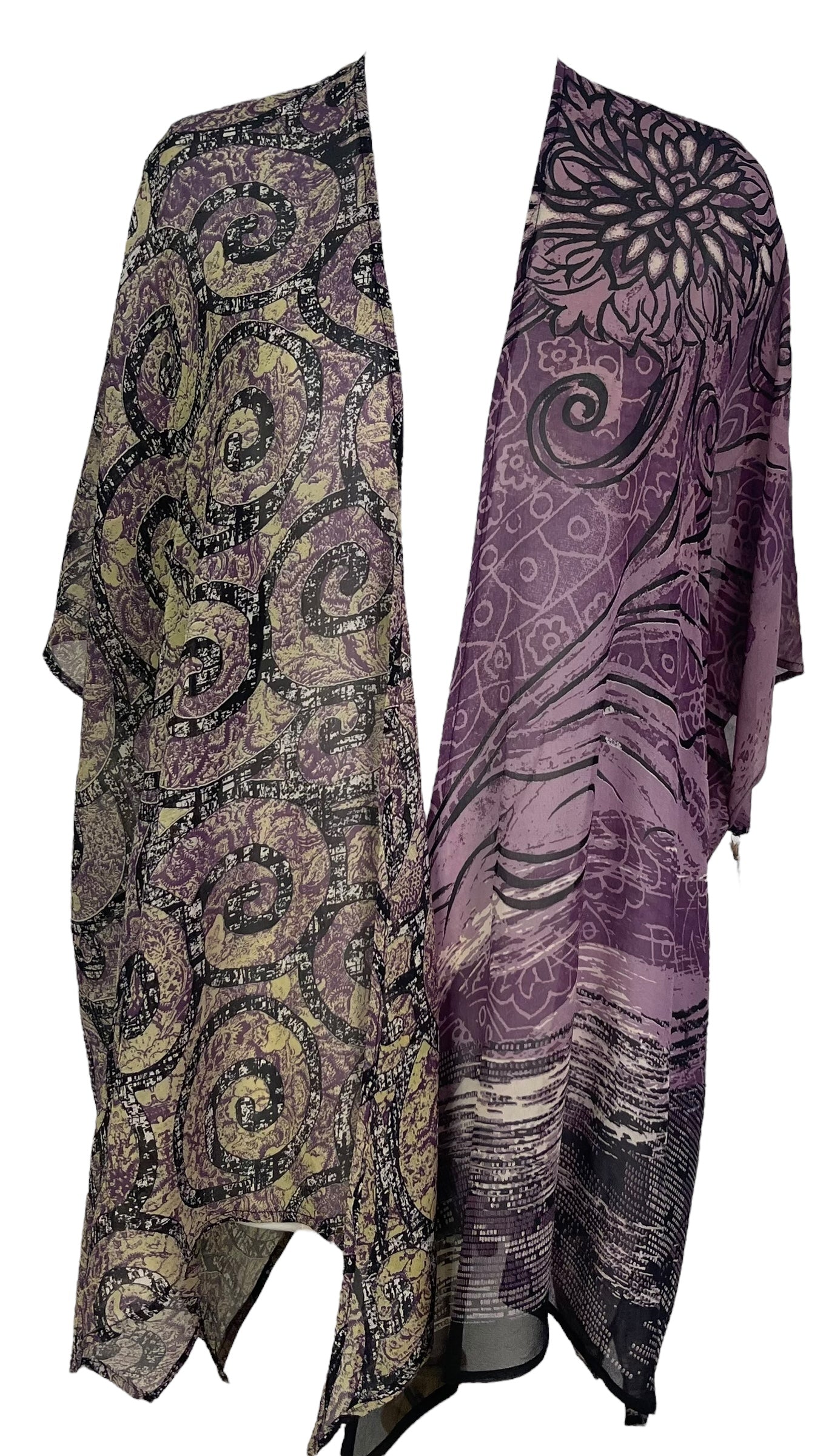 PRG7094 Sheer Avatar Pure Silk Cardigan