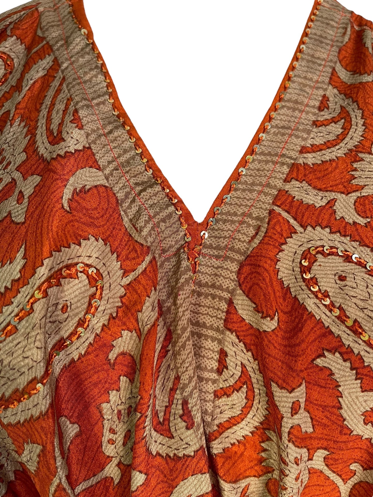 PRC7235 Avatar Pure Silk Maxi Dress with Belt