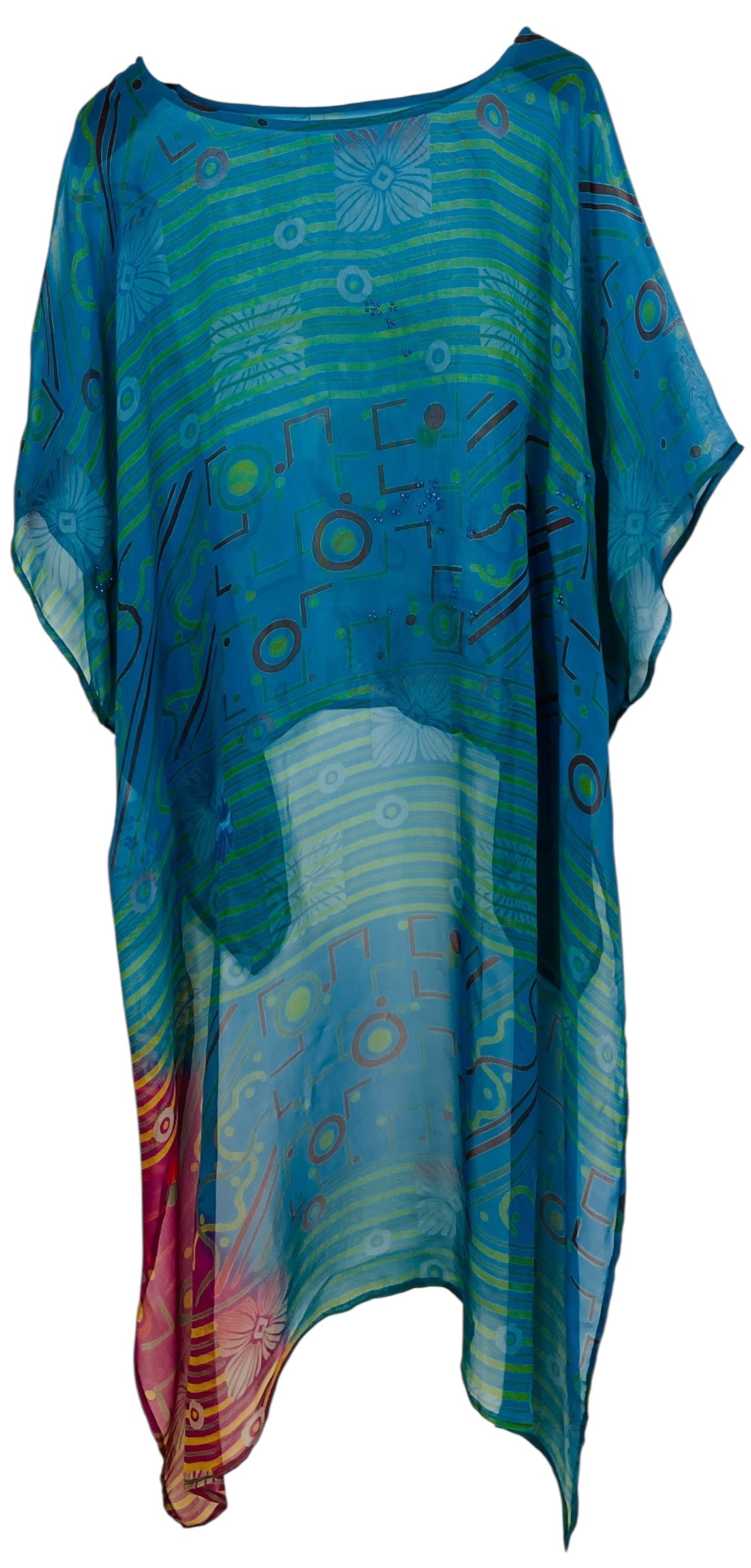 PRG7492 Sheer Avatar Pure Silk Hi Lo Top