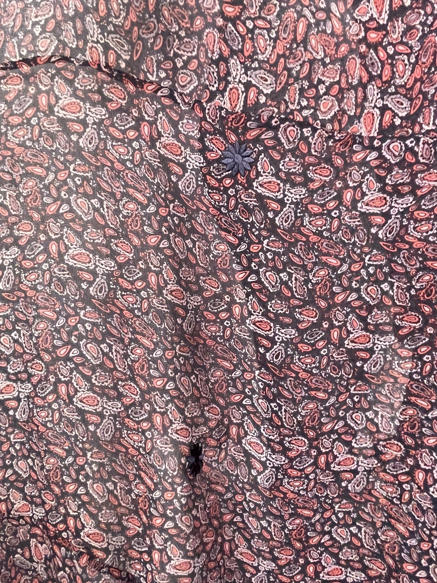 PRG7834 Sheer Avatar Pure Silk Sculptural Long Tunic Dress