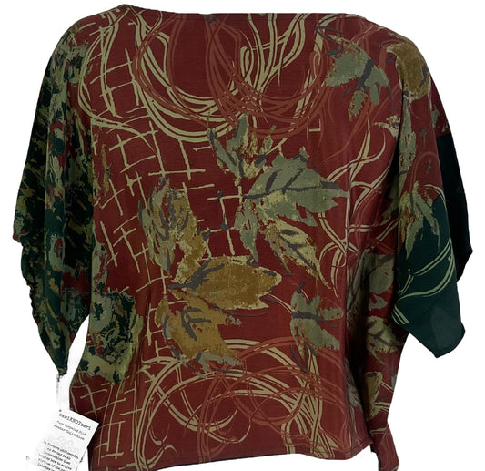 PRC6921 Avatar Pure Silk Boxy Top