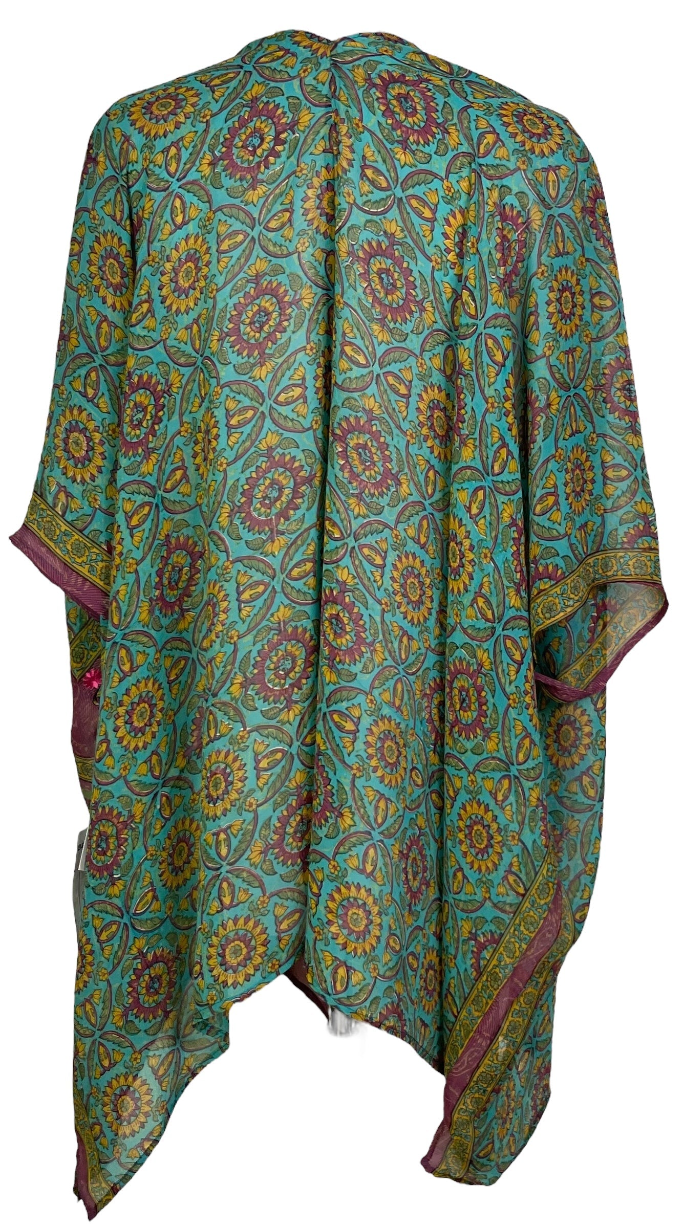 PRG7062 Sheer Avatar Pure Silk Cardigan