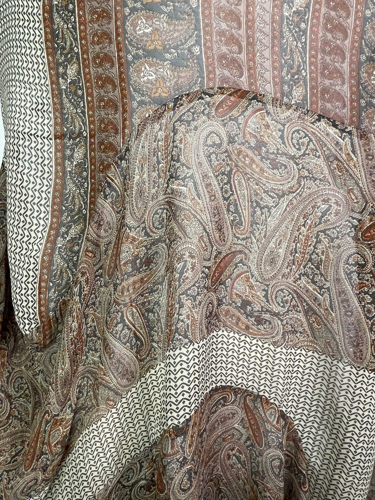 PRG7824 Sheer Avatar Pure Silk Sculptural Long Tunic Dress