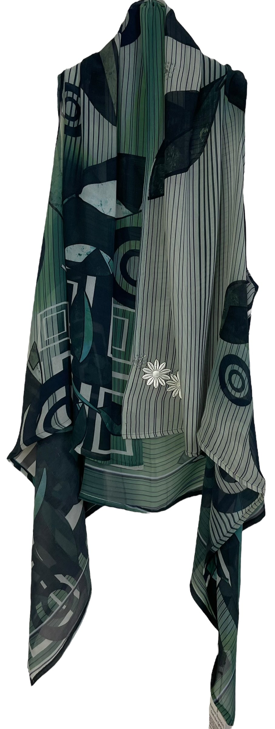 PRG7132 Sheer Avatar Pure Silk Versatile Vest